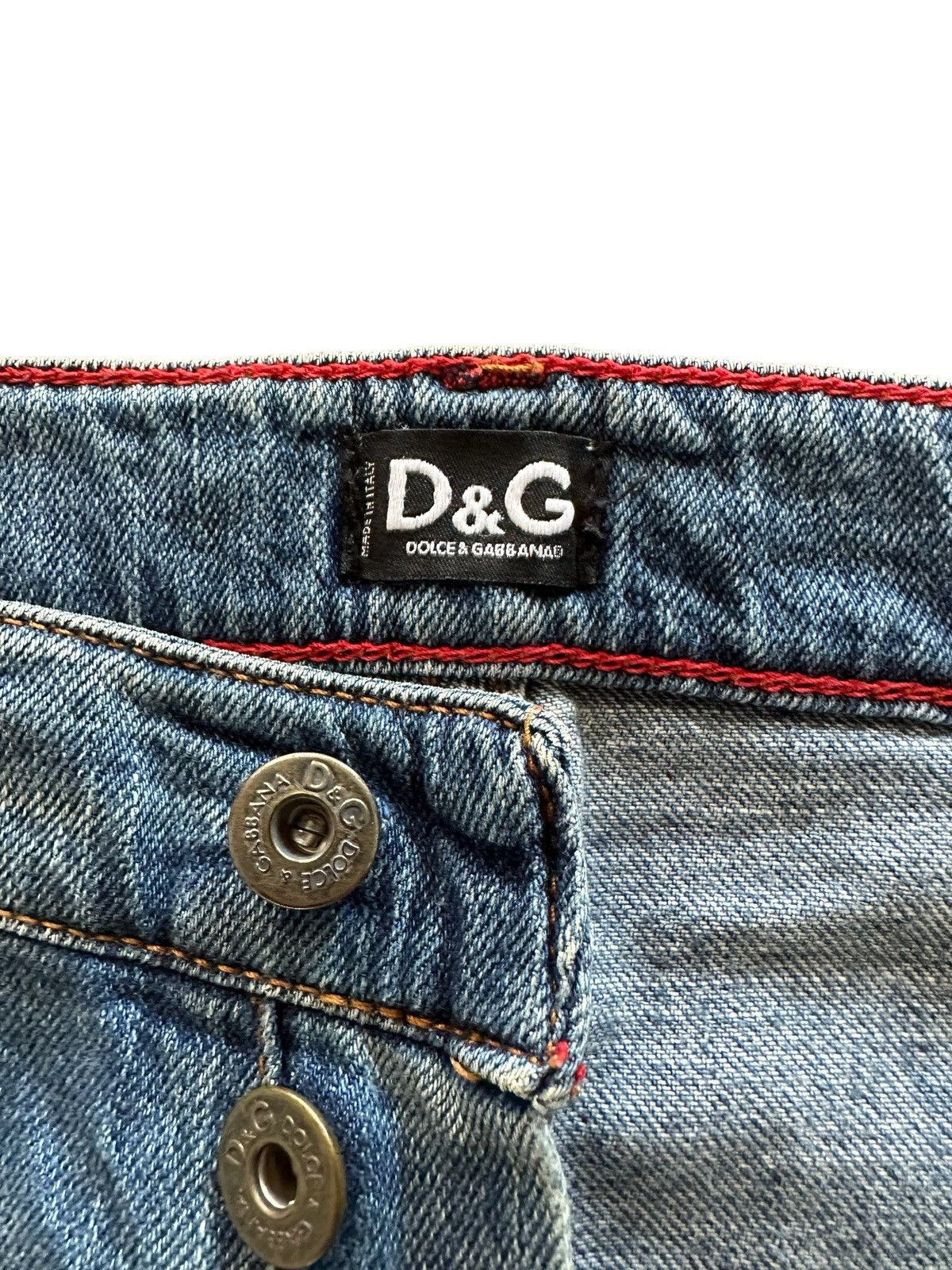Dolce & Gabbana 2006 A/W Dolce & Gabbana loose straight denim Size US 33 - 6 Thumbnail