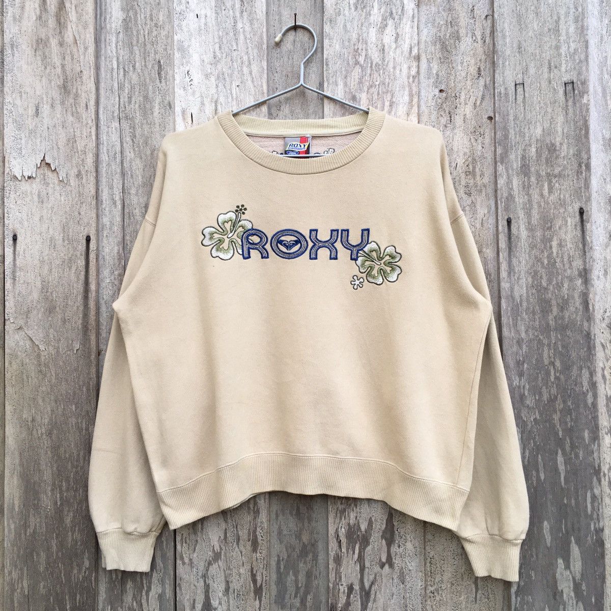 Quiksilver × Vintage Vintage Roxy Boardshorts Sweatshirt Big Logo Size XL / US 12-14 / IT 48-50 - 1 Thumbnail