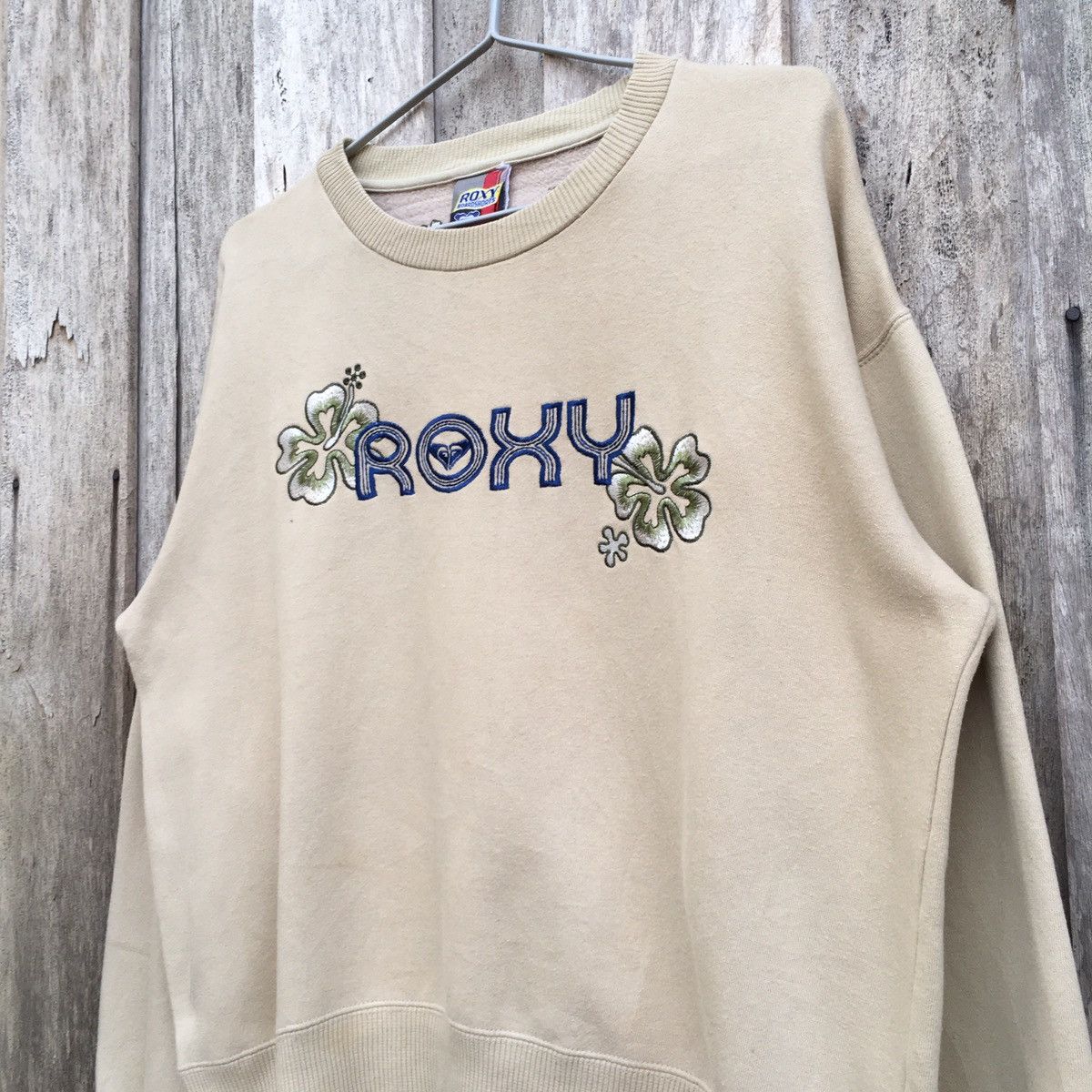 Quiksilver × Vintage Vintage Roxy Boardshorts Sweatshirt Big Logo Size XL / US 12-14 / IT 48-50 - 3 Thumbnail