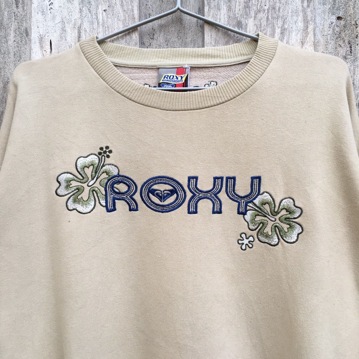 Quiksilver × Vintage Vintage Roxy Boardshorts Sweatshirt Big Logo Size XL / US 12-14 / IT 48-50 - 2 Thumbnail