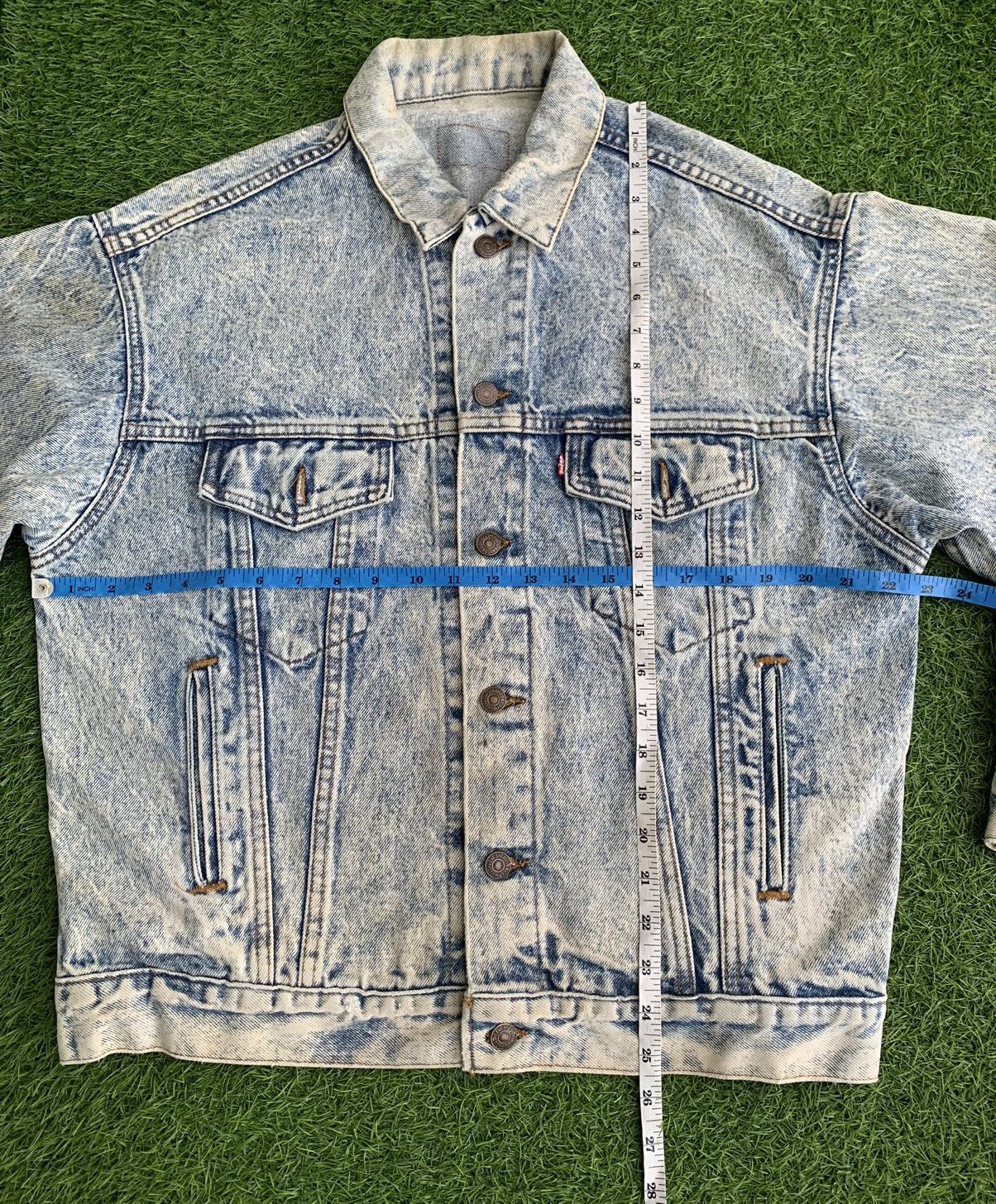 Levi's × Levi's Vintage Clothing × Vintage Vintage Levis USA Blue Acid Stone Wash Trucker Denim Jacket Size US M / EU 48-50 / 2 - 20 Thumbnail