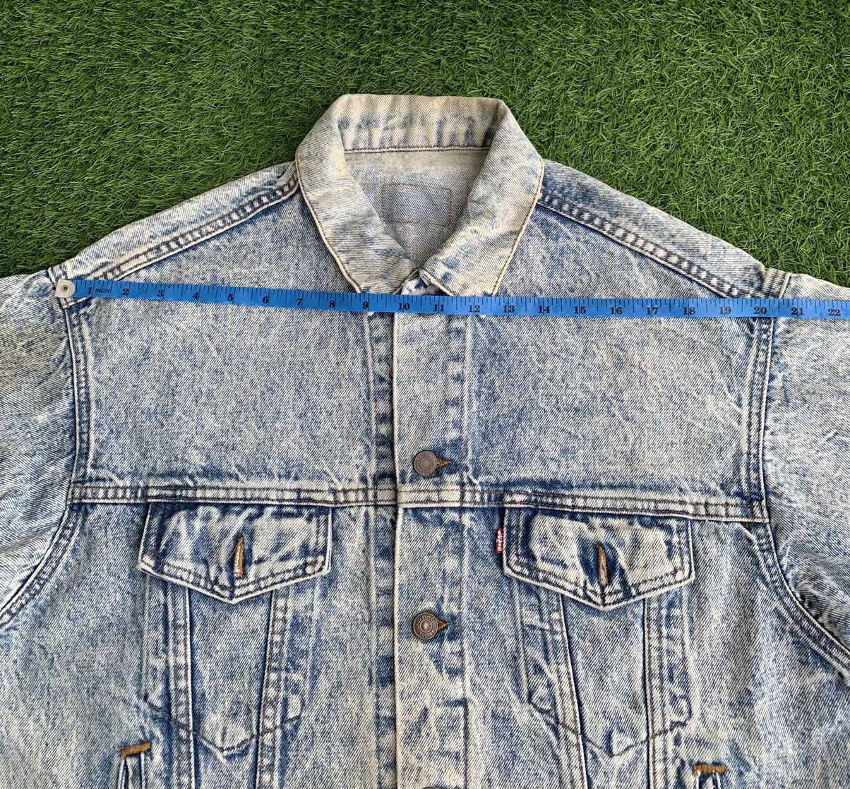 Levi's × Levi's Vintage Clothing × Vintage Vintage Levis USA Blue Acid Stone Wash Trucker Denim Jacket Size US M / EU 48-50 / 2 - 21 Thumbnail