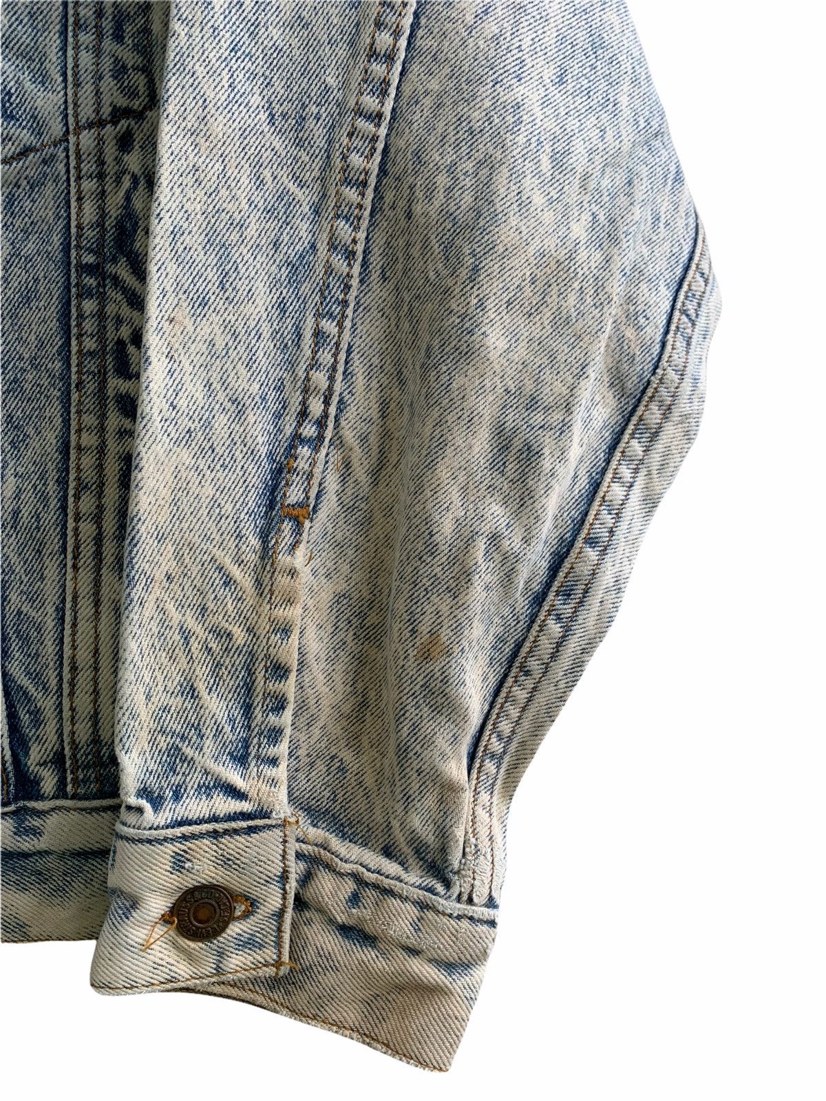 Levi's × Levi's Vintage Clothing × Vintage Vintage Levis USA Blue Acid Stone Wash Trucker Denim Jacket Size US M / EU 48-50 / 2 - 10 Thumbnail