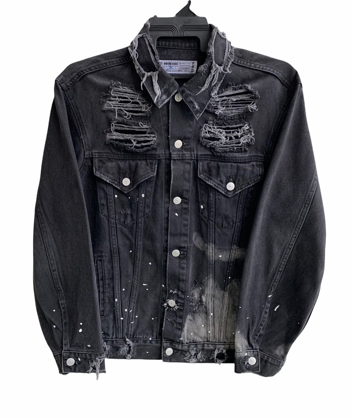 Legenda Made Distressed Asid wash Denim Jacket