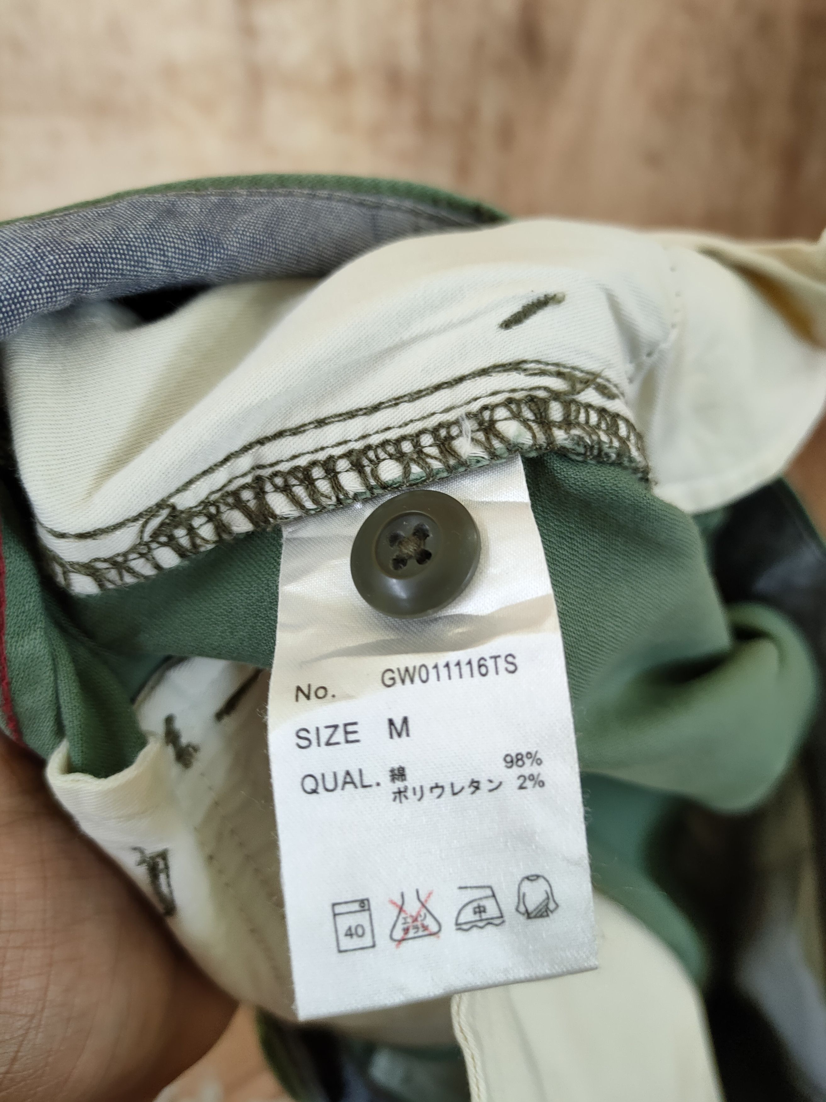 Japanese Brand DL Global work japan green utility cargo pants #46-297 Size US 31 - 10 Thumbnail