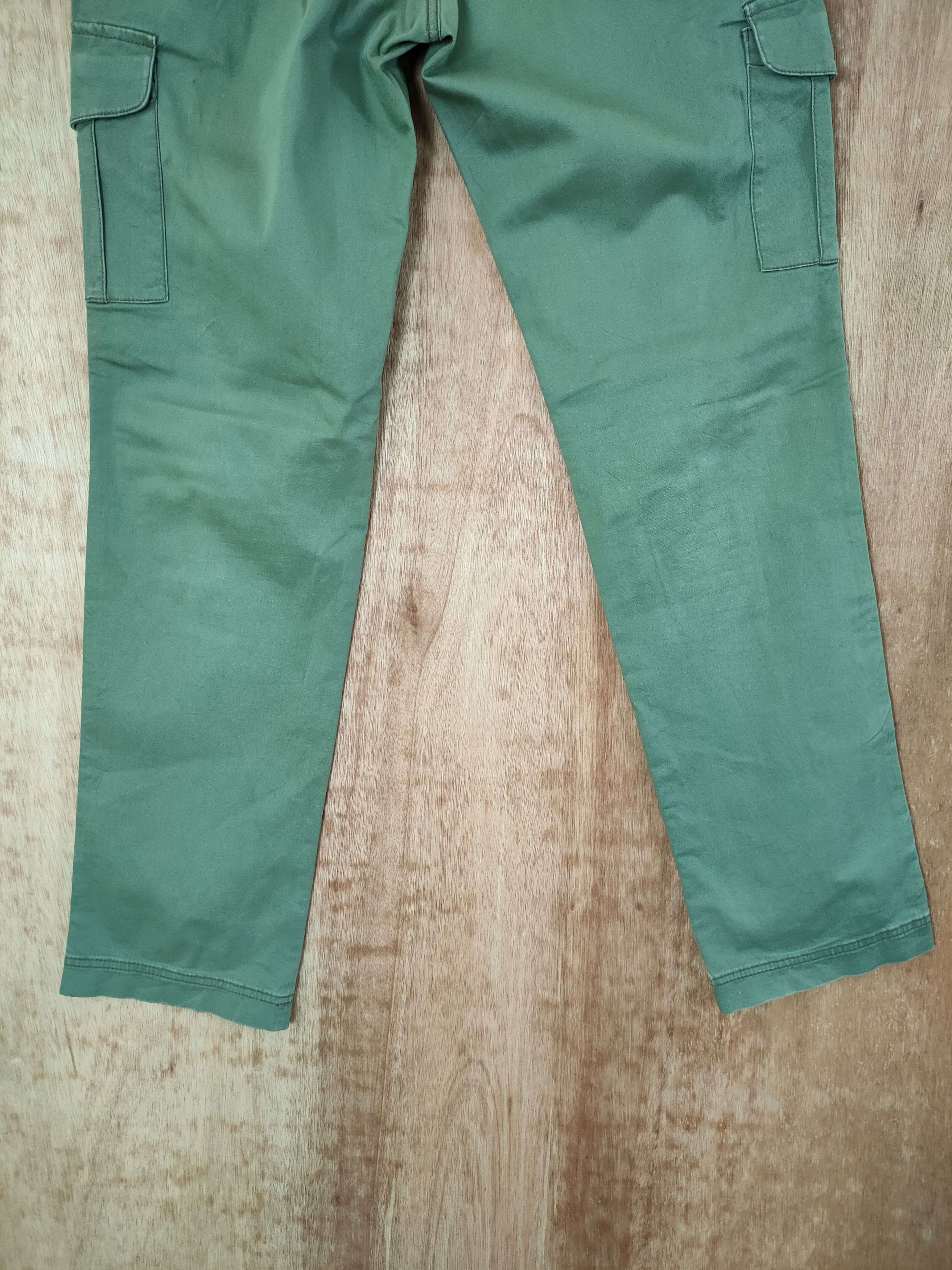 Japanese Brand DL Global work japan green utility cargo pants #46-297 Size US 31 - 7 Thumbnail