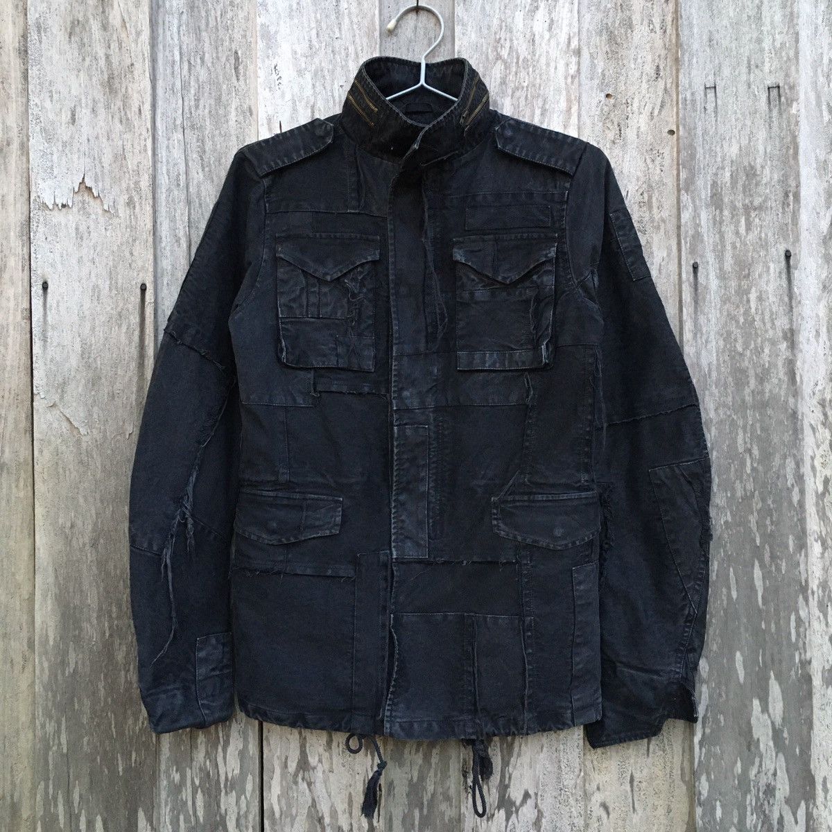 Japanese Brand × Vintage Vintage Deconstructed Punk Rare Patchwork Jacket Size US S / EU 44-46 / 1 - 13 Thumbnail