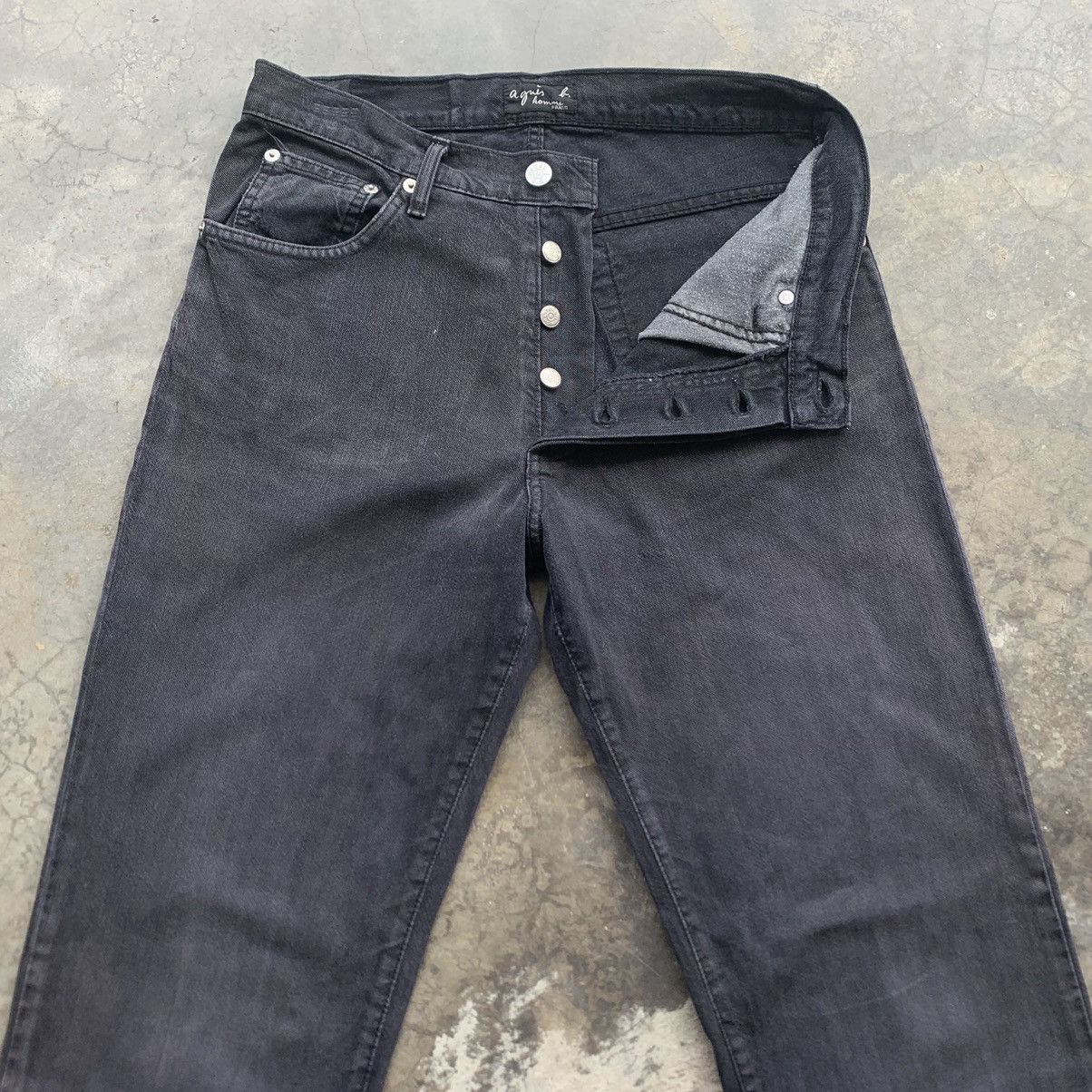 Vintage × agnes b. Vintage Agnes B Homme Paris Jeans Size 29x32 Size US 29 - 5 Thumbnail