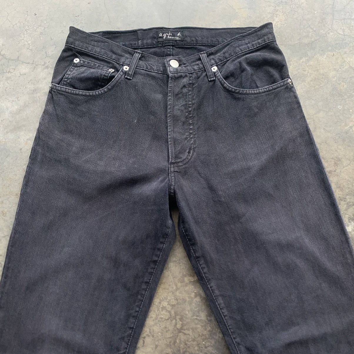 Vintage × agnes b. Vintage Agnes B Homme Paris Jeans Size 29x32 Size US 29 - 3 Thumbnail