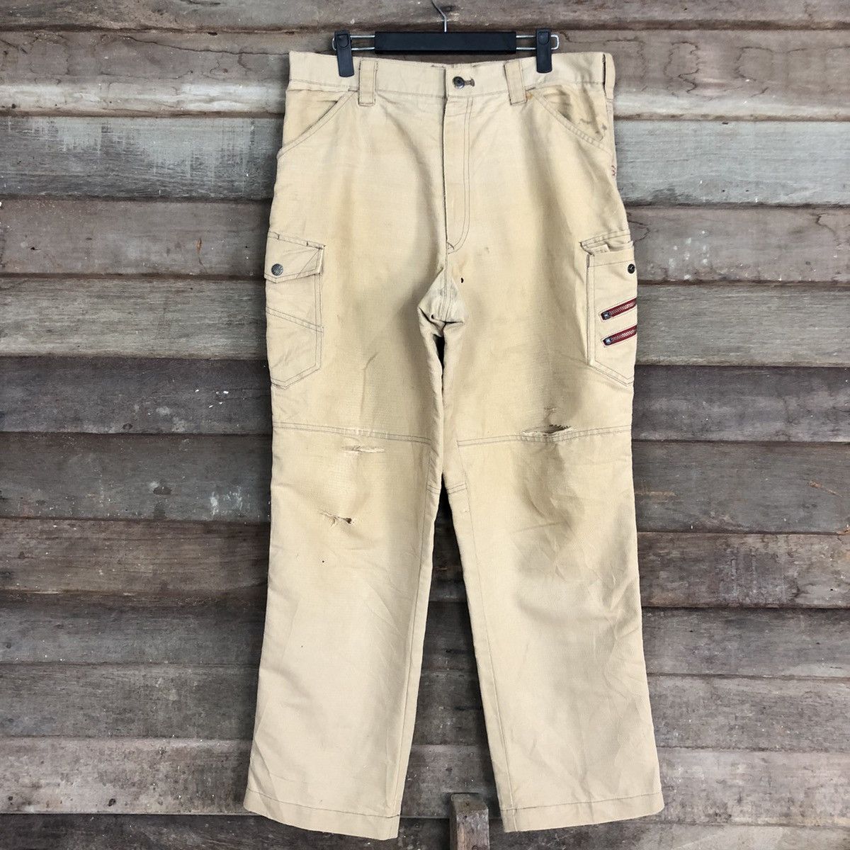 DLL Jawin Brown MUltipocket Cargo Pants #c693