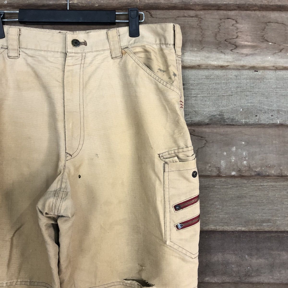 Japanese Brand DLL Jawin Brown MUltipocket Cargo Pants #c693 Size US 32 / EU 48 - 5 Thumbnail