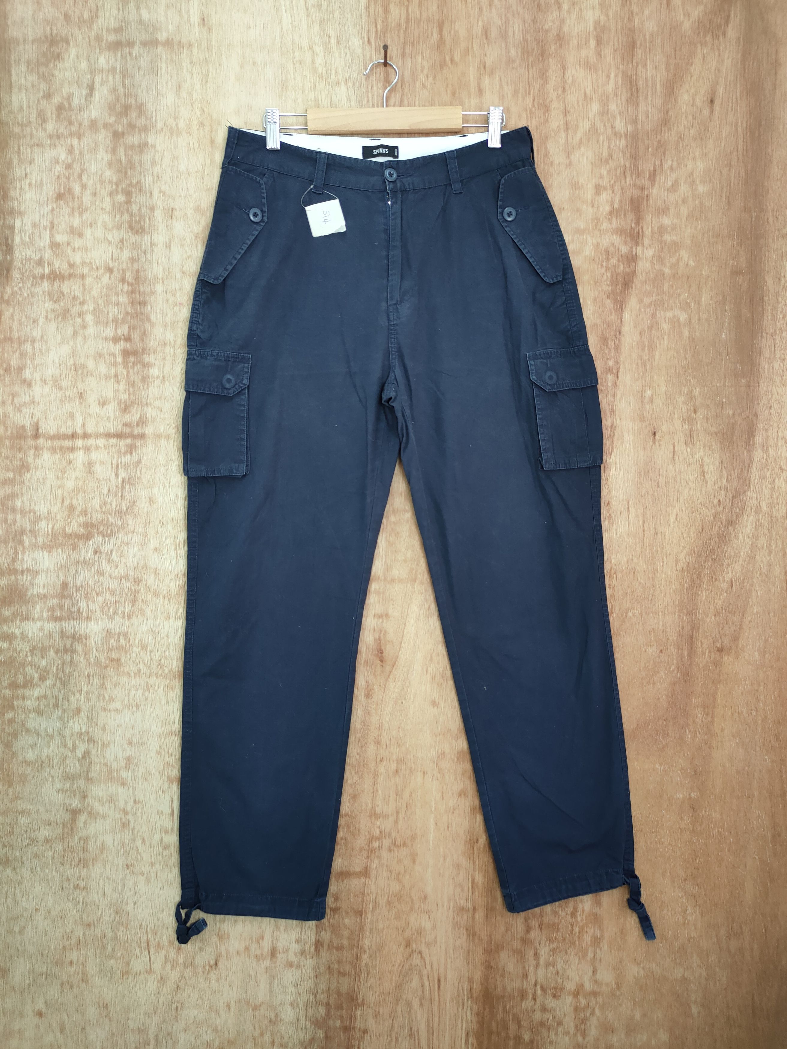 Japanese Brand DLL Spinns blue multi pocket tactical cargo pants #514 Size US 30 / EU 46 - 1 Thumbnail
