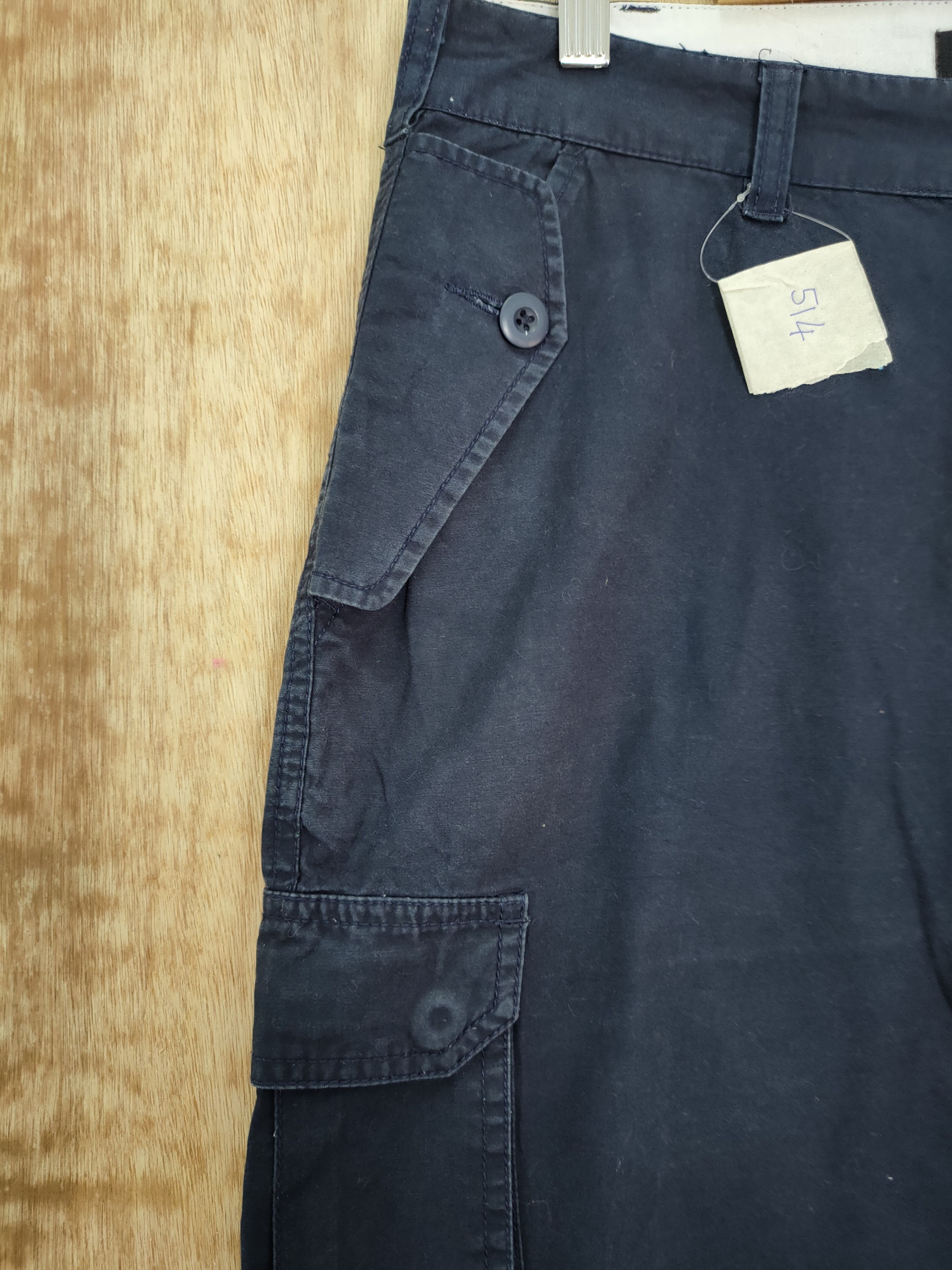 Japanese Brand DLL Spinns blue multi pocket tactical cargo pants #514 Size US 30 / EU 46 - 6 Thumbnail