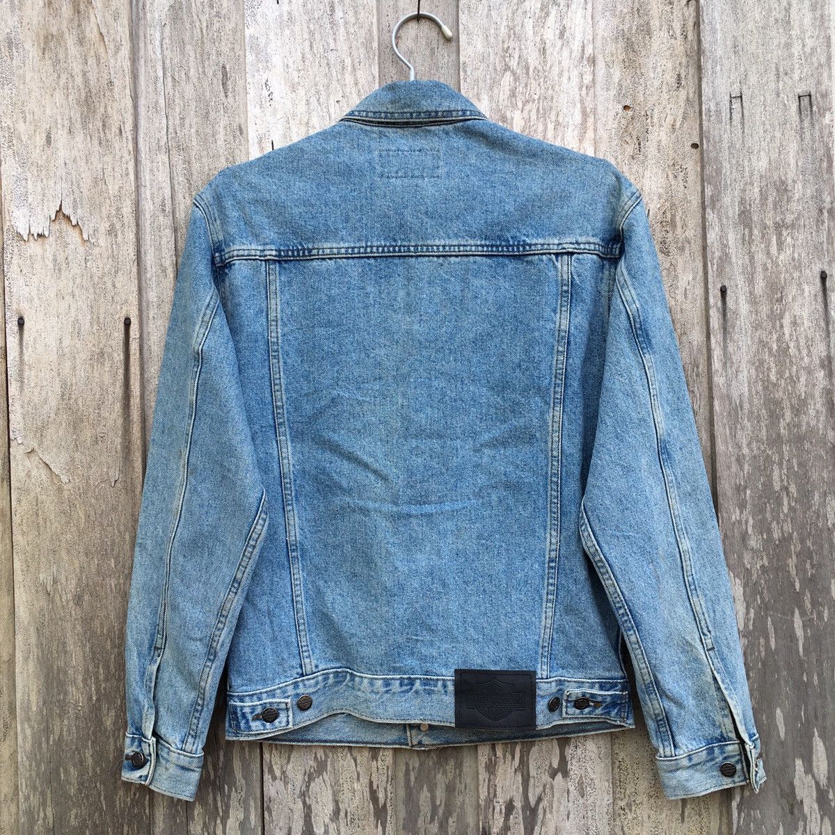 Harley Davidson × Vintage Vintage Harley Davidson Denim Jacket Size US S / EU 44-46 / 1 - 11 Thumbnail