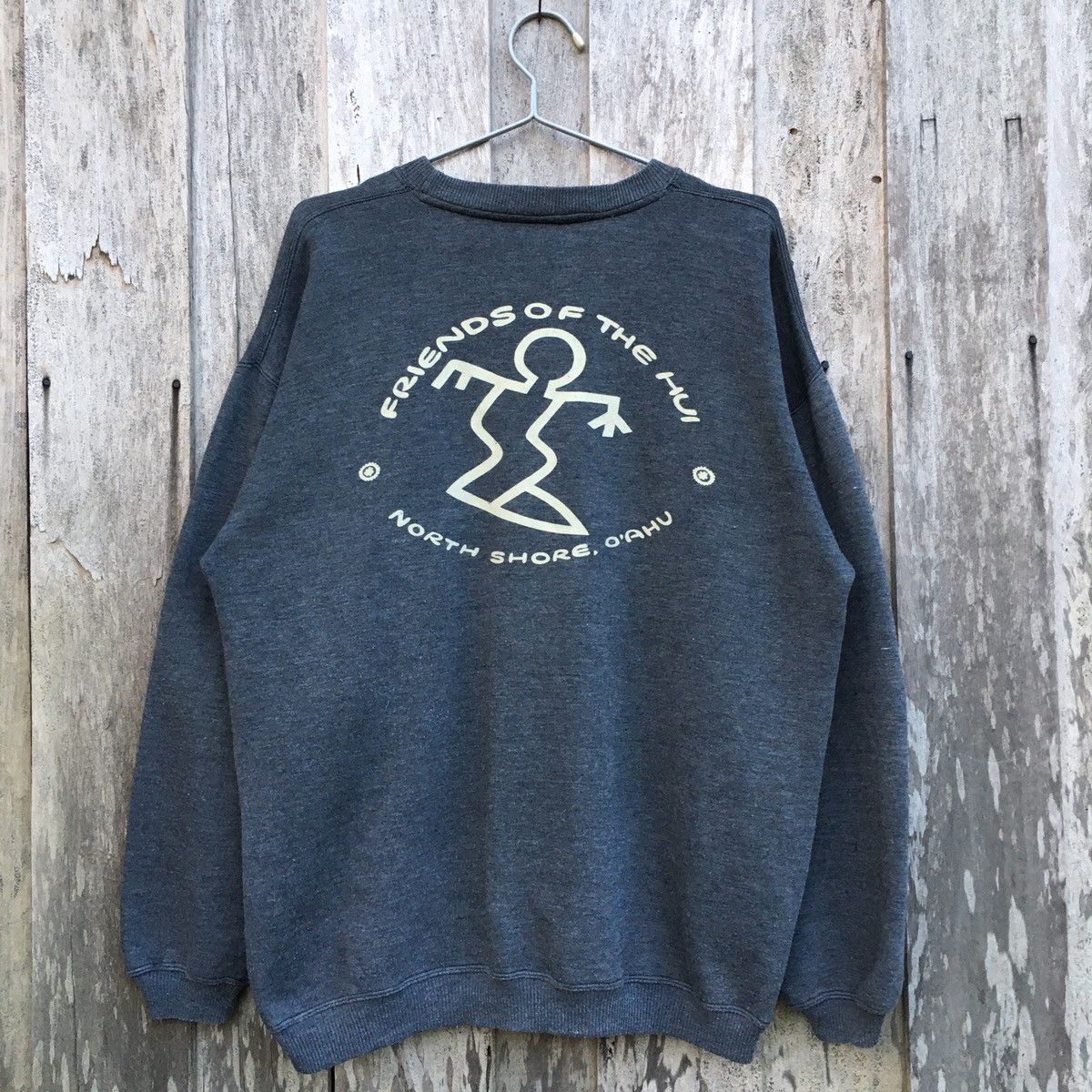Vintage Vintage Da Hui North Shore O’ahu Sweatshirt Big Logo Size US L / EU 52-54 / 3 - 1 Thumbnail