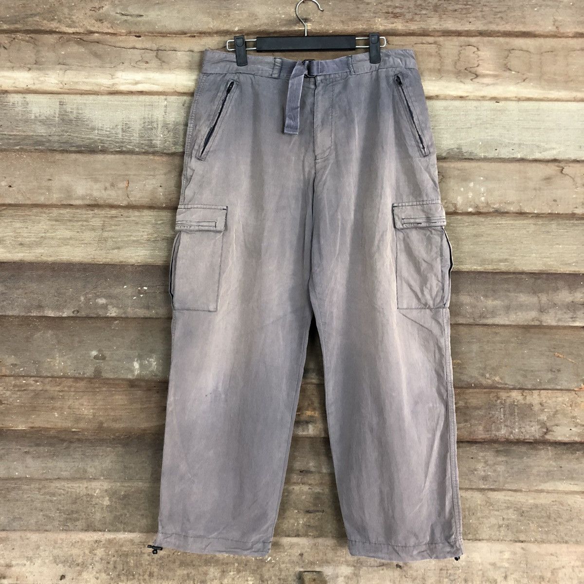 image of Marks And Spencer x Vintage Marks & Spencer Grey Faded Workwear Pants C705, Men's (Size 30)