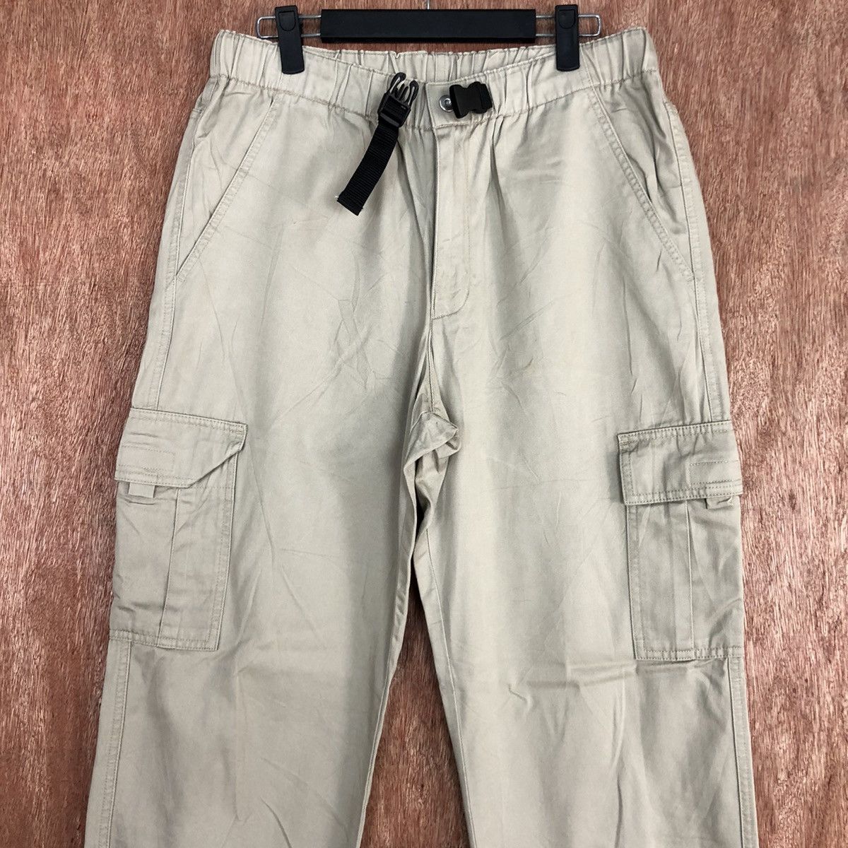 Japanese Brand × Uniqlo DLL Uniqlo Cream MUltipocket Cargo Pants #c651 Size US 30 / EU 46 - 2 Thumbnail