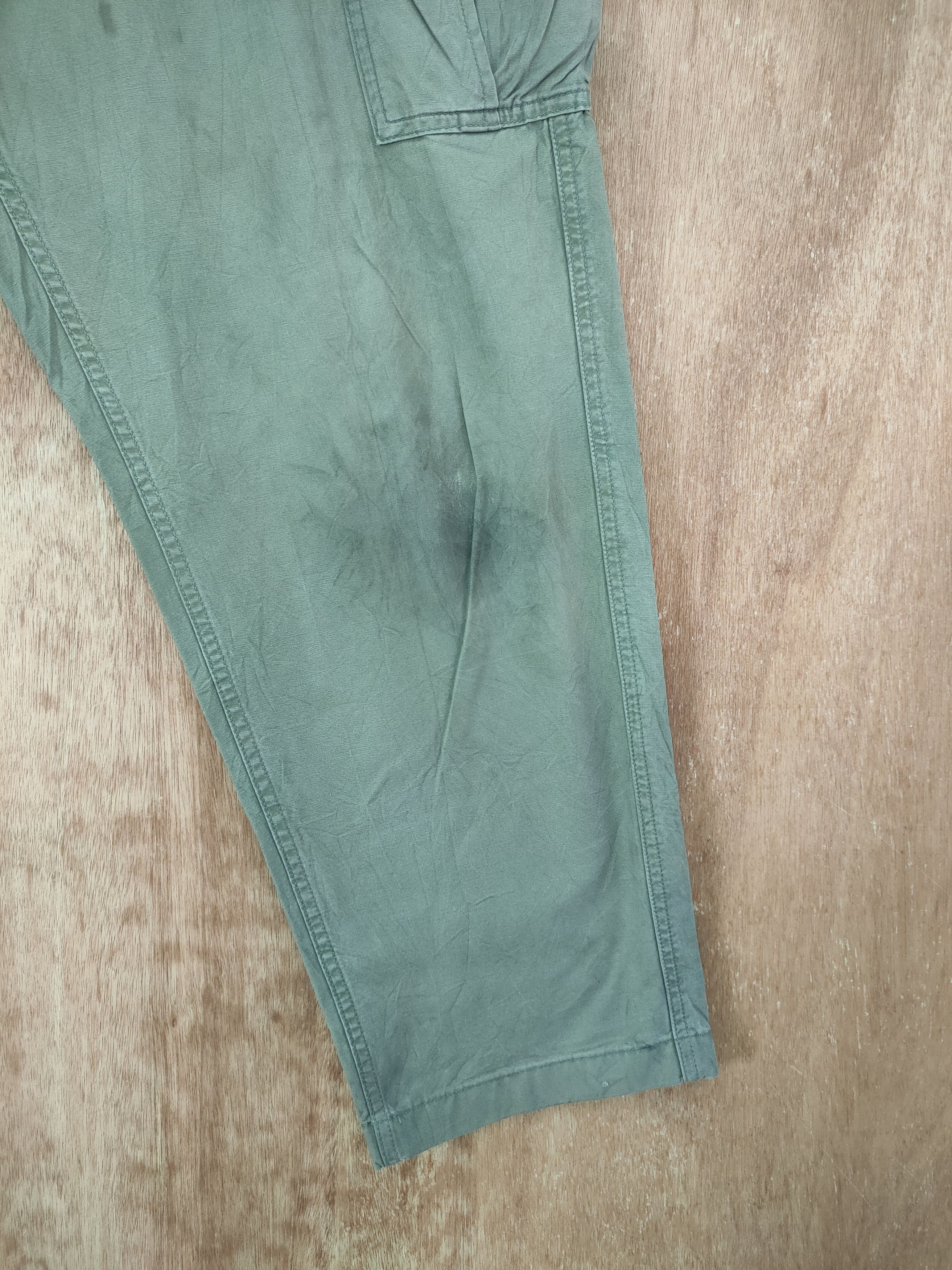 Japanese Brand DLL uniqlo distressed denim dirty vintage pants #46-280 Size US 35 - 3 Thumbnail