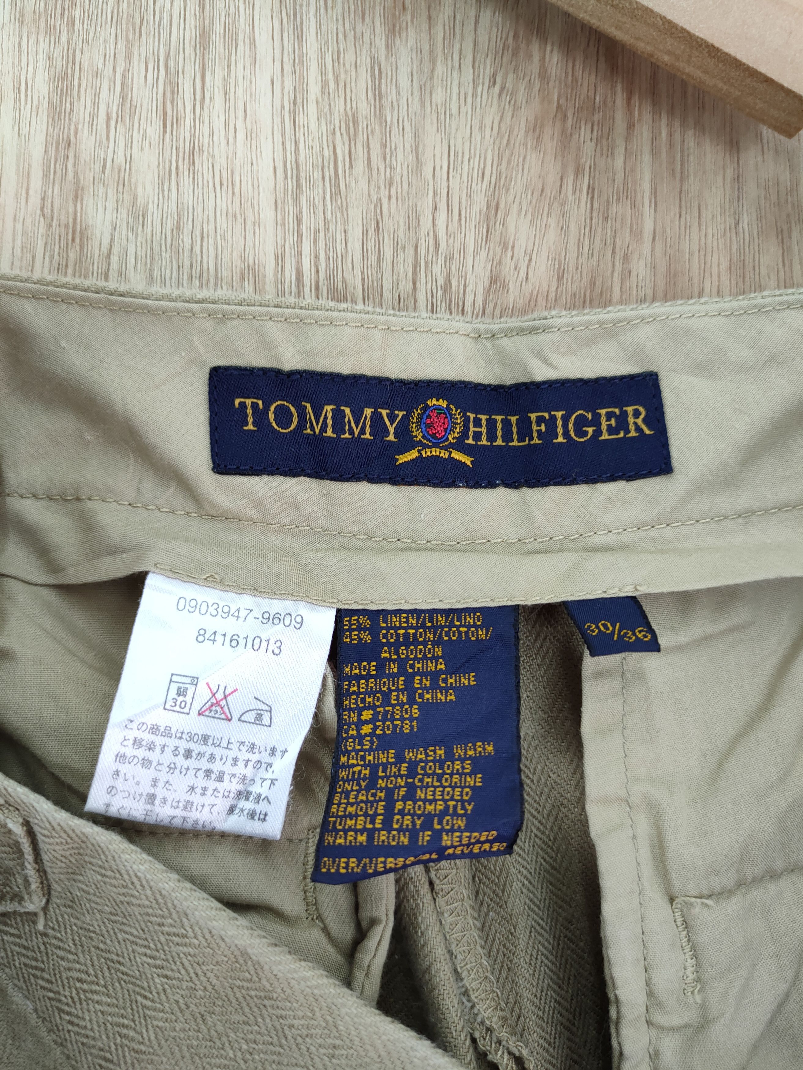 Tommy Hilfiger DLL Tommy Hilfiger side buckle Casual pants #46-268A Size US 30 / EU 46 - 9 Thumbnail