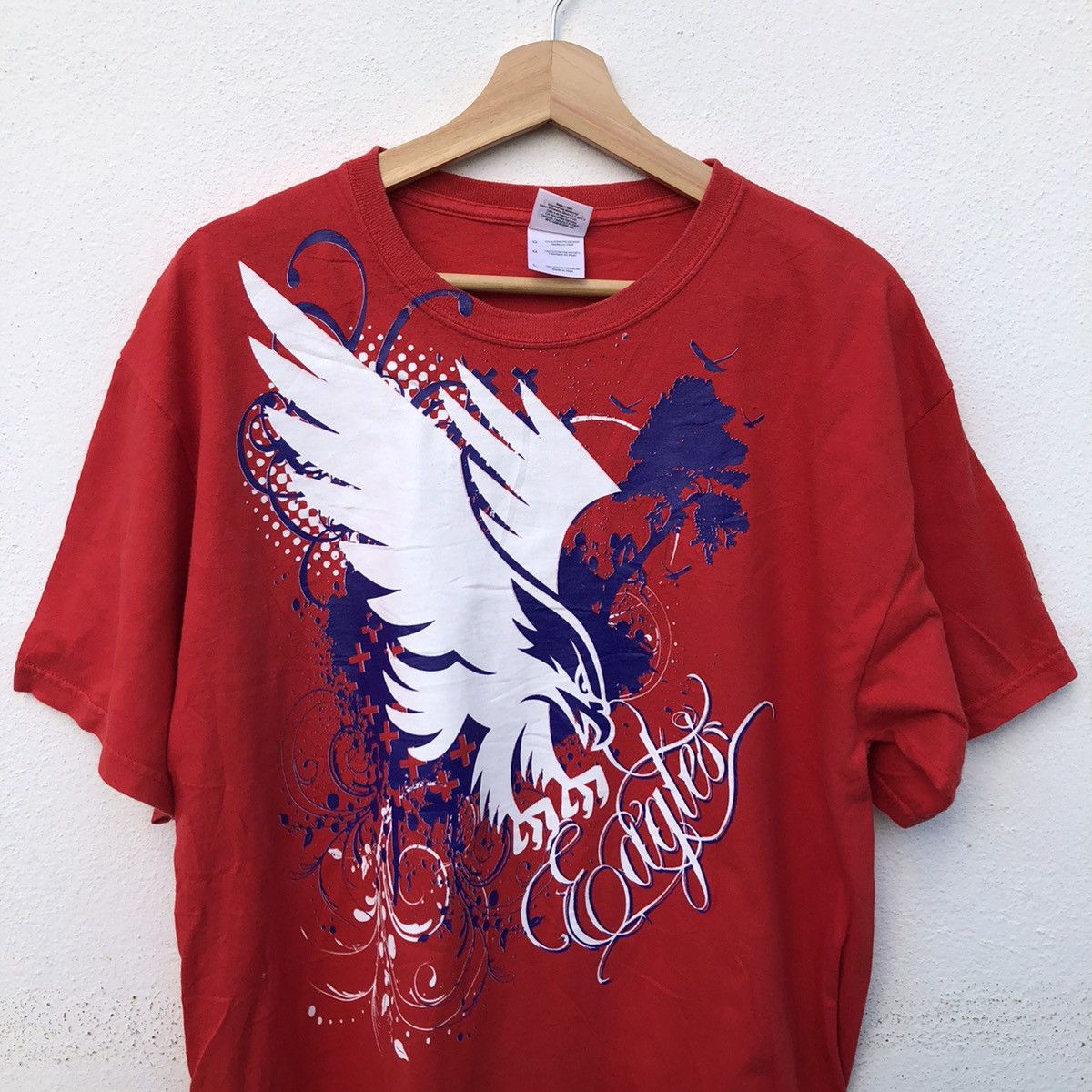 Japanese Brand EAGLES BIG LOGO BY GILDAN SHORT SLEEVE T-SHIRT Size US L / EU 52-54 / 3 - 3 Thumbnail