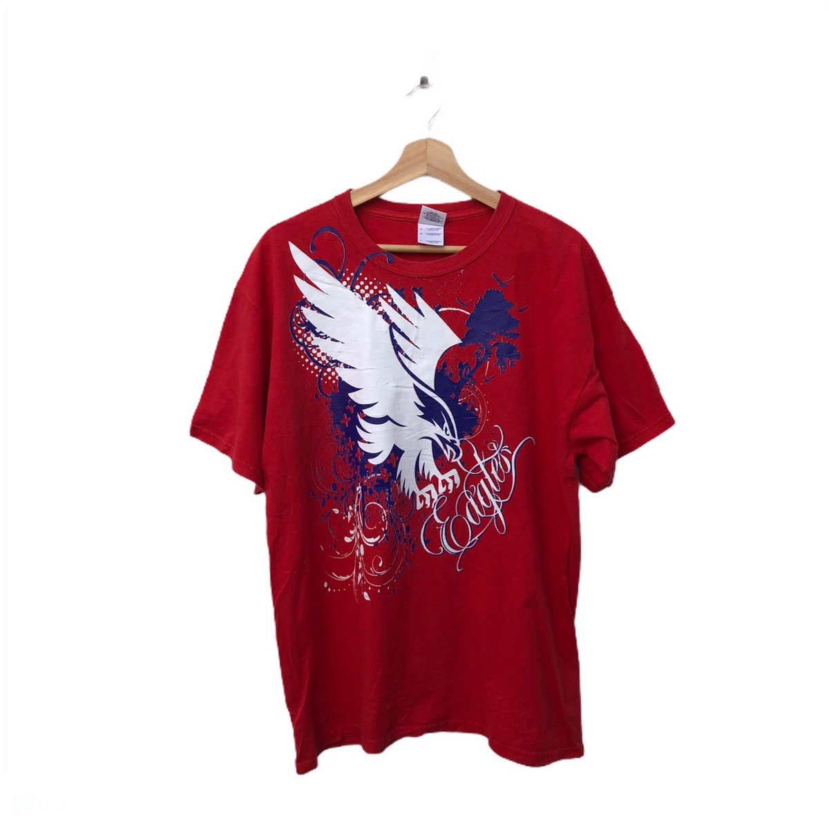 Japanese Brand EAGLES BIG LOGO BY GILDAN SHORT SLEEVE T-SHIRT Size US L / EU 52-54 / 3 - 1 Thumbnail