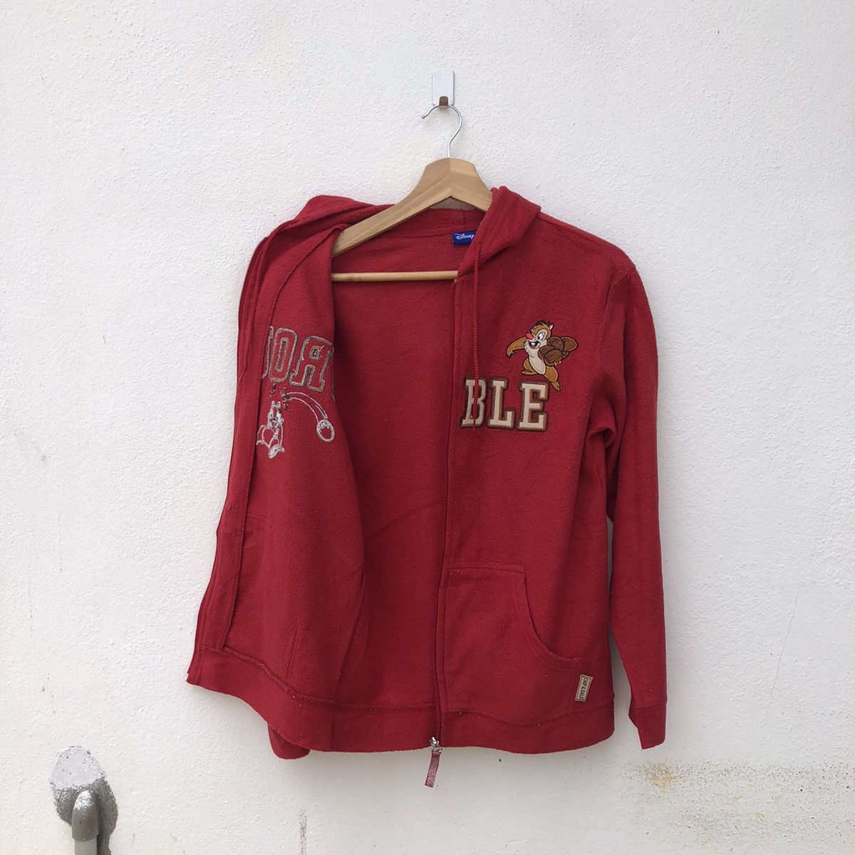 Cartoon Network DISNEY CHIP & DALE HOODIE JACKET BIG LOGO Size US S / EU 44-46 / 1 - 6 Thumbnail