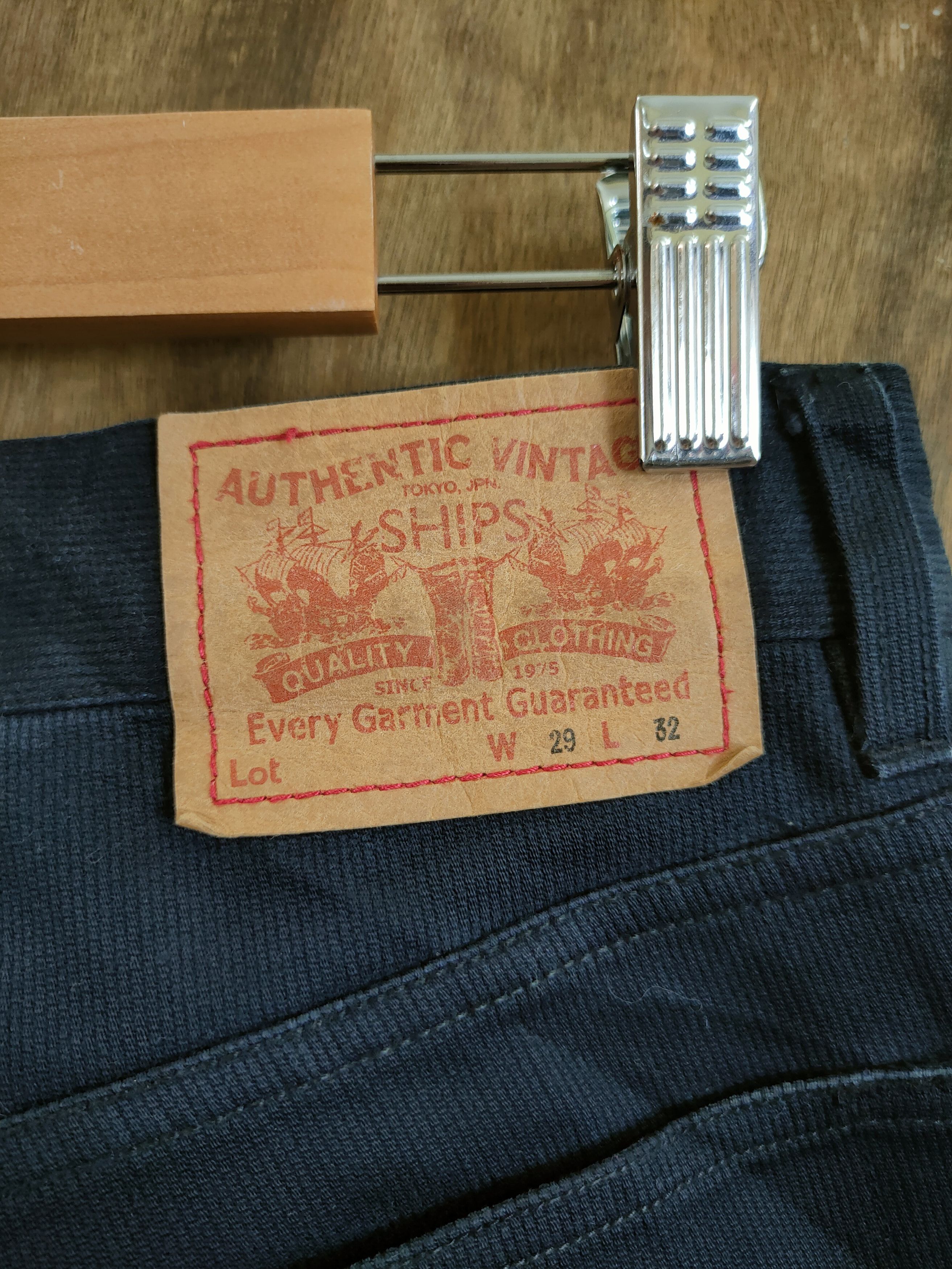 SHIPS Ships Japan black vintage corduroy cargo pants #46-771 Size US 29 - 9 Thumbnail
