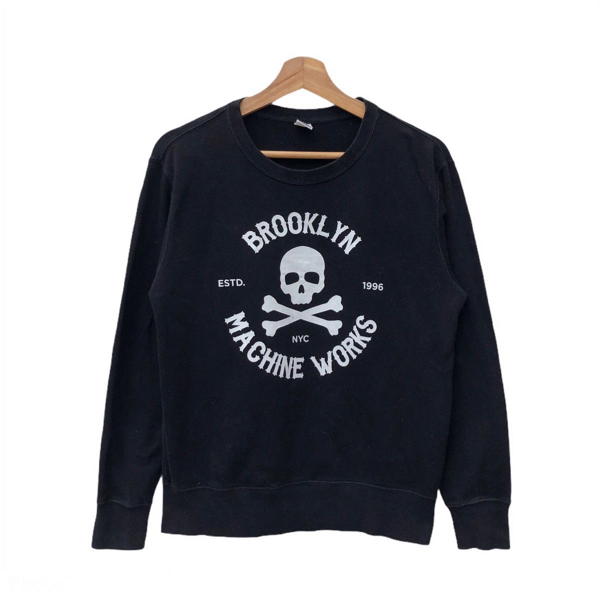 Japanese Brand BROOKLYN MACHINE WORKS UNIQLO BIG LOGO SWEATSHIRT Size US S / EU 44-46 / 1 - 1 Thumbnail