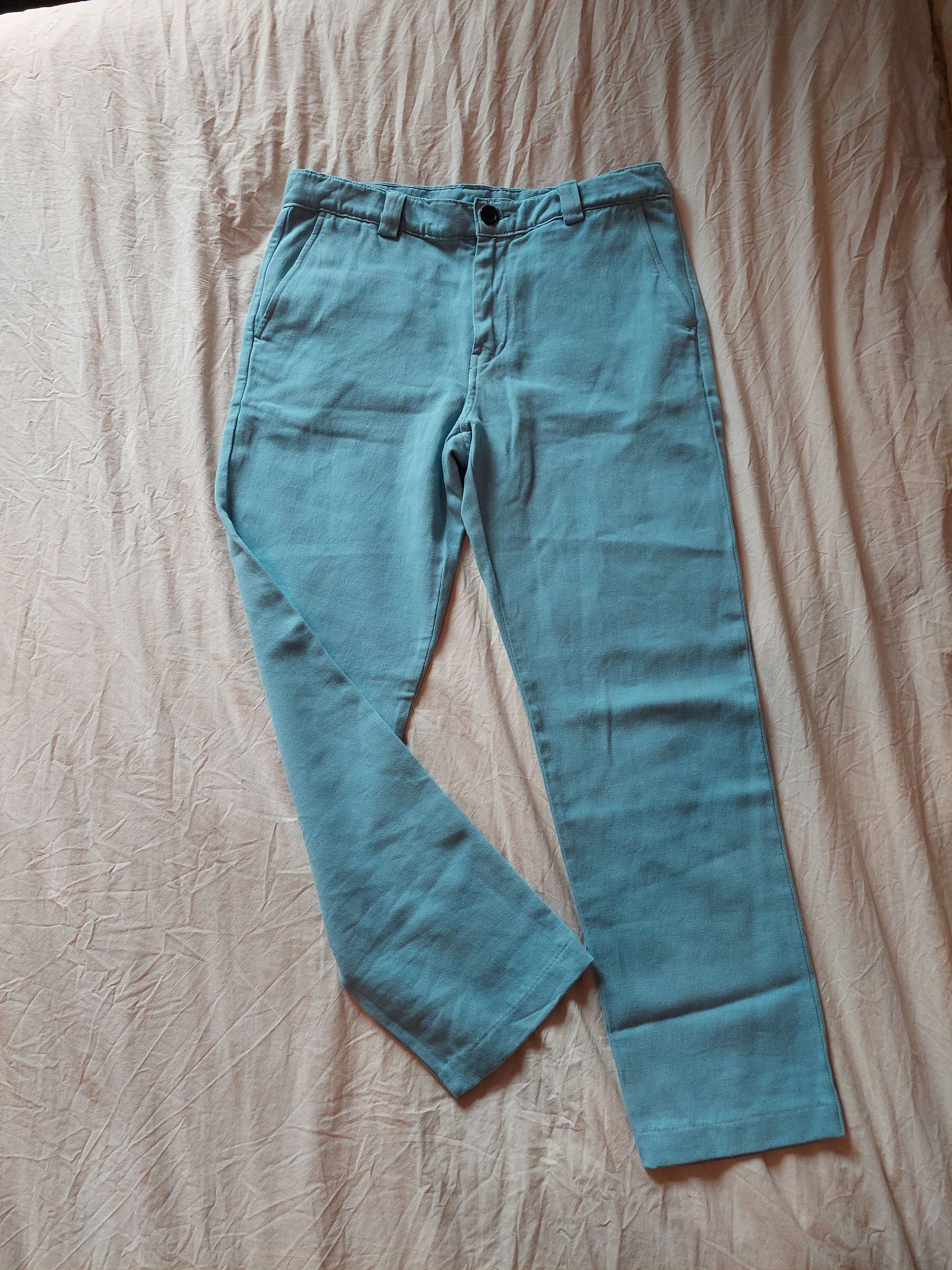 Paul Smith blue cotton trousers Size US 31 - 2 Thumbnail