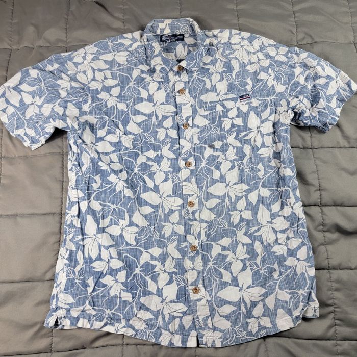 Oneill Jack Oneill Collection Button-up Shirt Mens Large Blue Hawai 