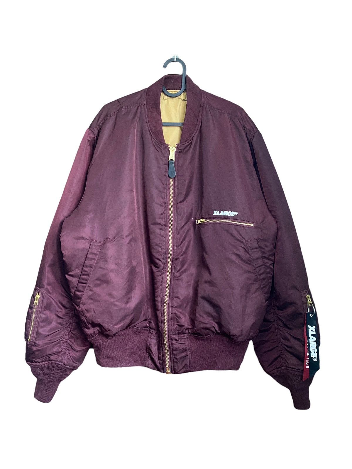 XLARGE®×ALPHA INDUSTRIES MA-1 REVERSIBLE BOMBER JACKET