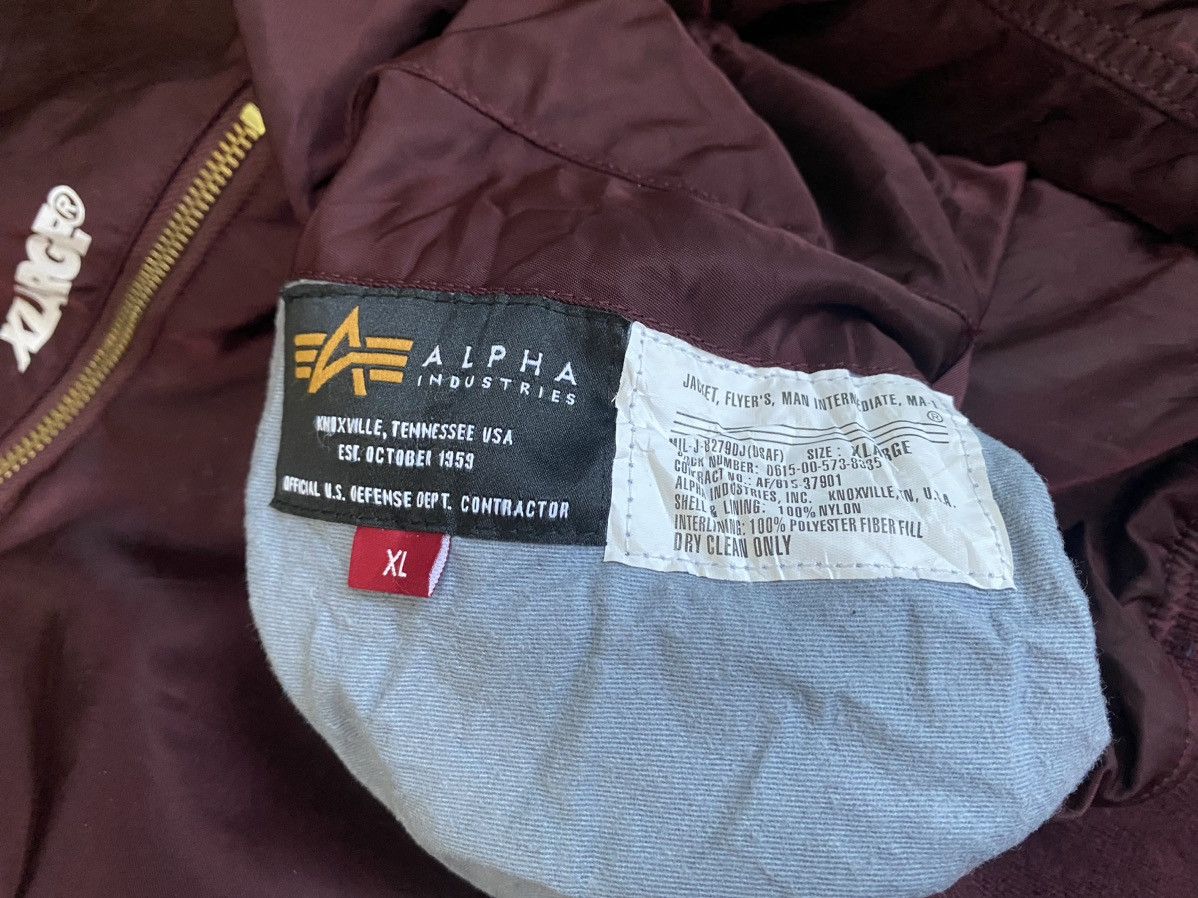 X-LARGE XLARGE®×ALPHA INDUSTRIES MA-1 REVERSIBLE BOMBER JACKET Size US XL / EU 56 / 4 - 11 Thumbnail