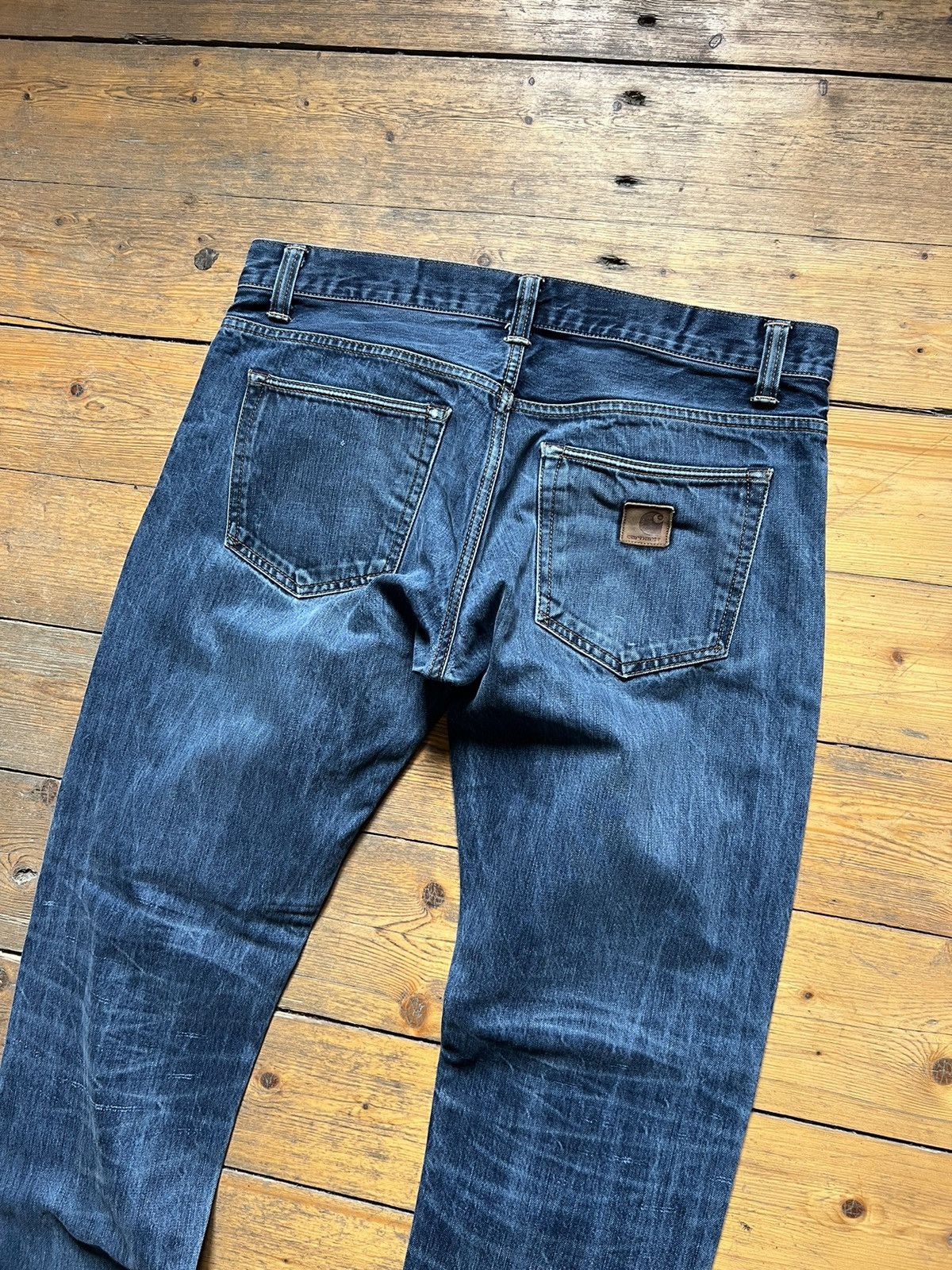 Carhartt × Denime × Vintage Carhartt Privateer Fade Lite Slim Jeans Cotton Y2K pants Size US 34 / EU 50 - 6 Thumbnail
