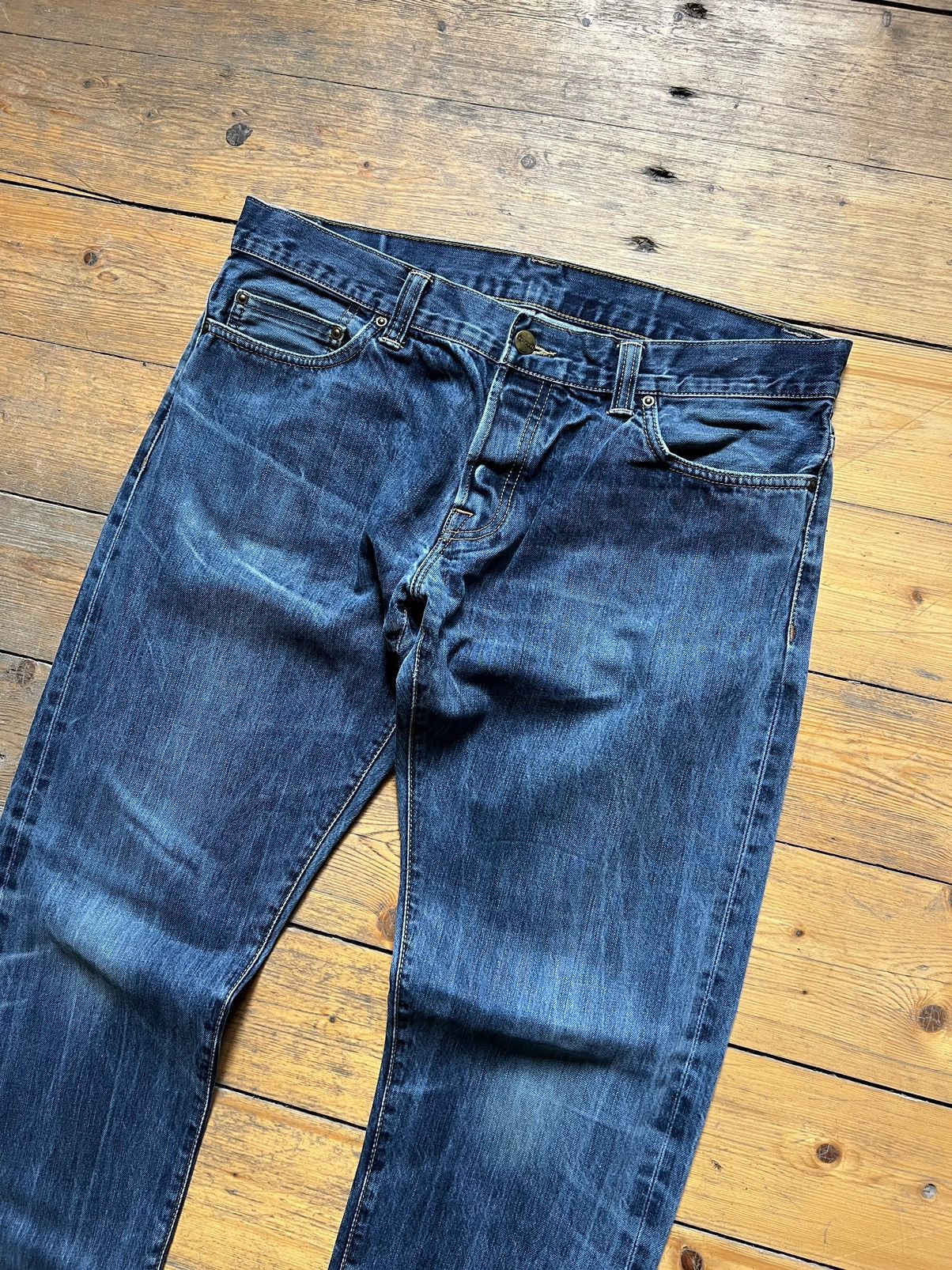 Carhartt × Denime × Vintage Carhartt Privateer Fade Lite Slim Jeans Cotton Y2K pants Size US 34 / EU 50 - 5 Thumbnail