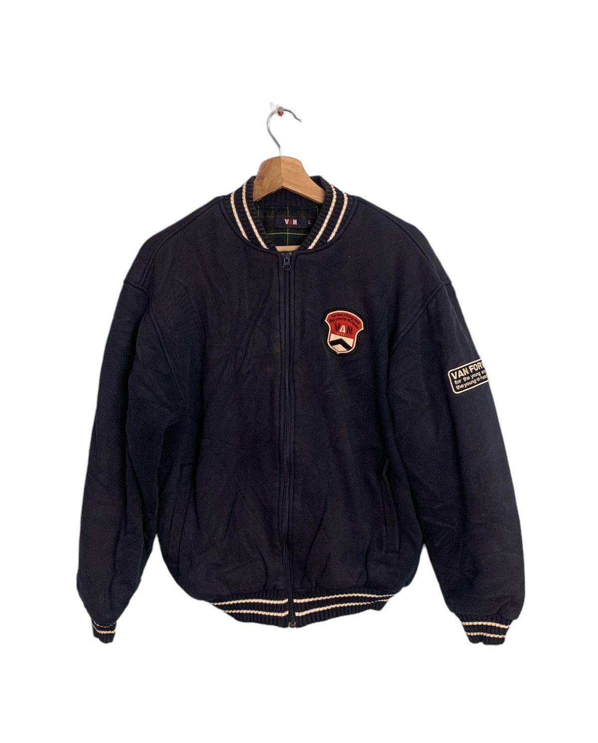 Van × Vintage Van Jack Bomber style Jacket Size US L / EU 52-54 / 3 - 1 Thumbnail