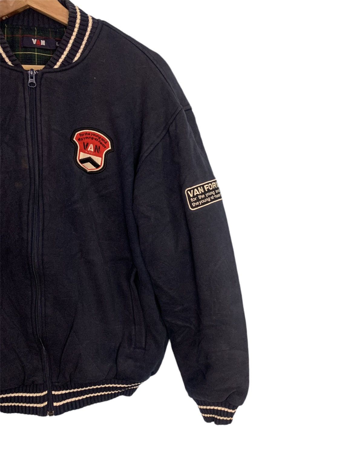 Van × Vintage Van Jack Bomber style Jacket Size US L / EU 52-54 / 3 - 5 Thumbnail