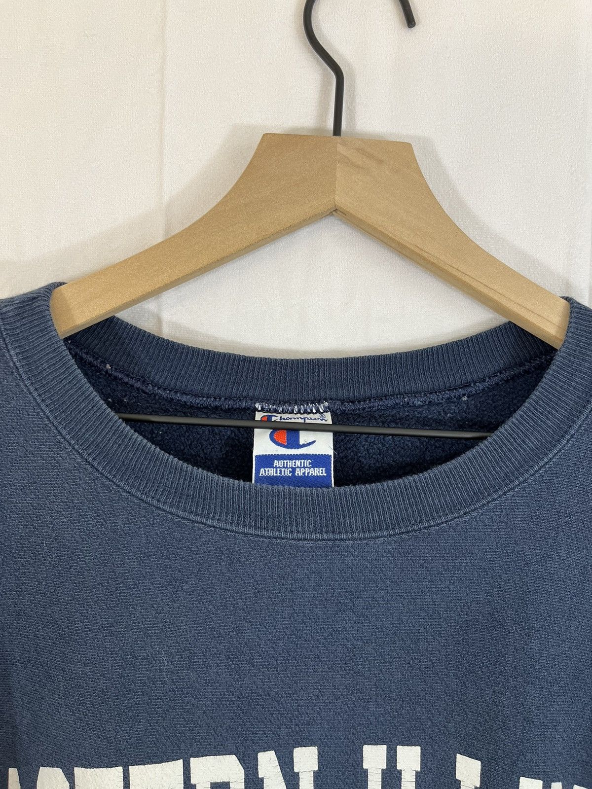 Vintage Oversize University Faded Boxy Crewneck Size US XXL / EU 58 / 5 - 5 Thumbnail
