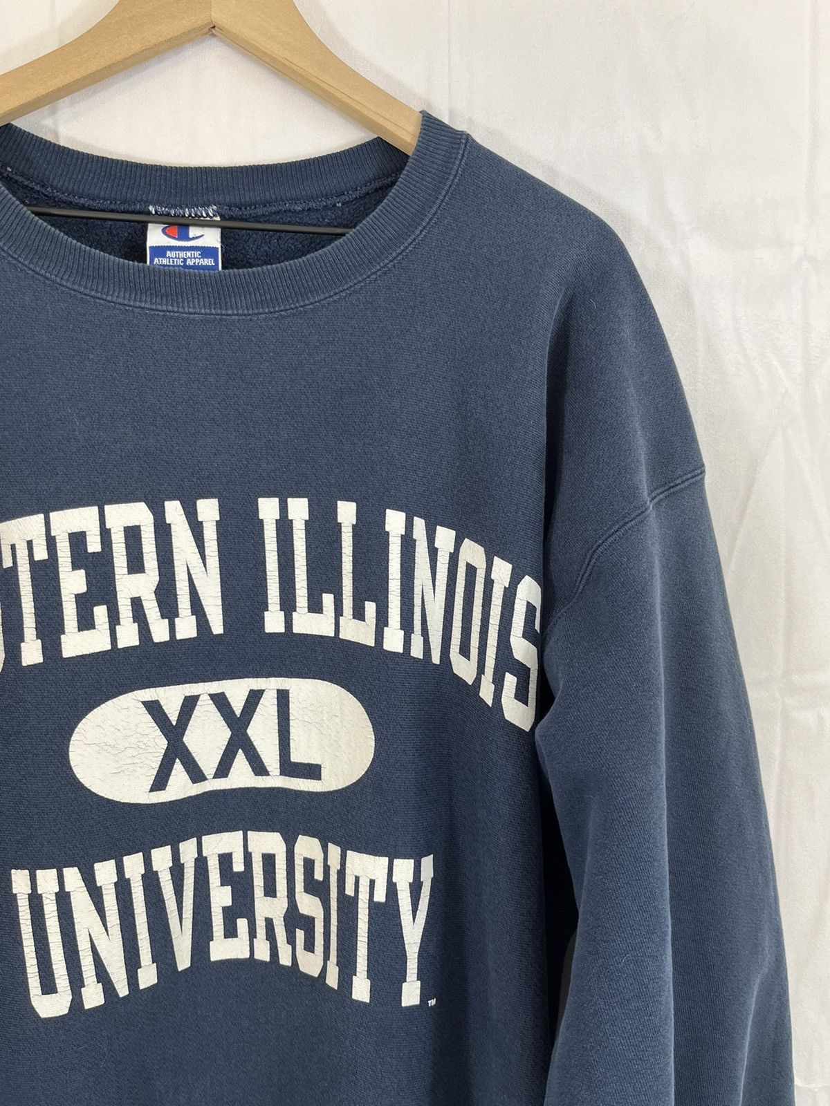 Vintage Oversize University Faded Boxy Crewneck Size US XXL / EU 58 / 5 - 4 Thumbnail