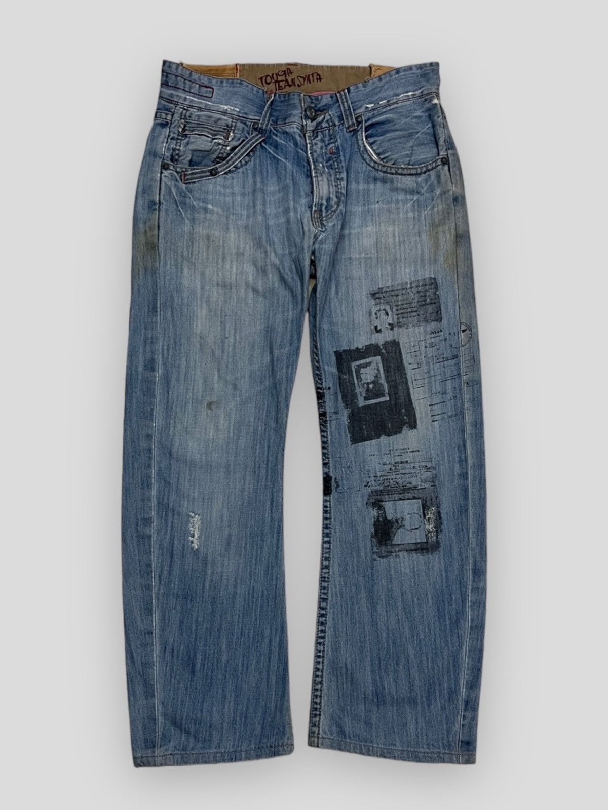 image of Vintage Send Offerjapan Underground Wanted Enemy Tough Jeans Smith in Denim, Men's (Size 35)
