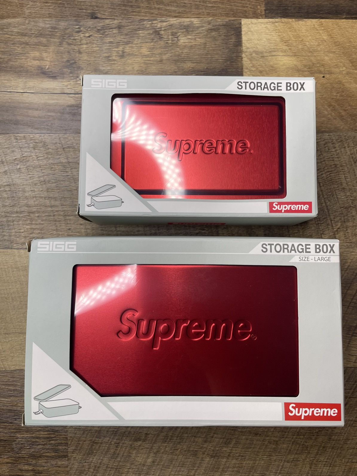Supreme Supreme SIGG Metal Box Plus pack both LARGE and SMALL
