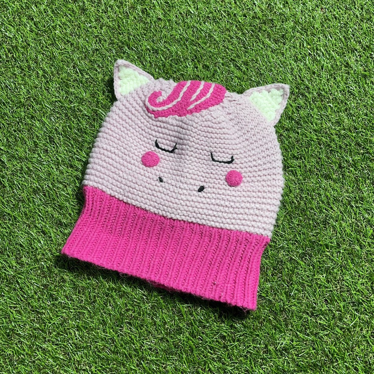 Vintage Vintage 90s Alt Beanie Mohair Streetwear Hype American VTg Size ONE SIZE - 2 Thumbnail
