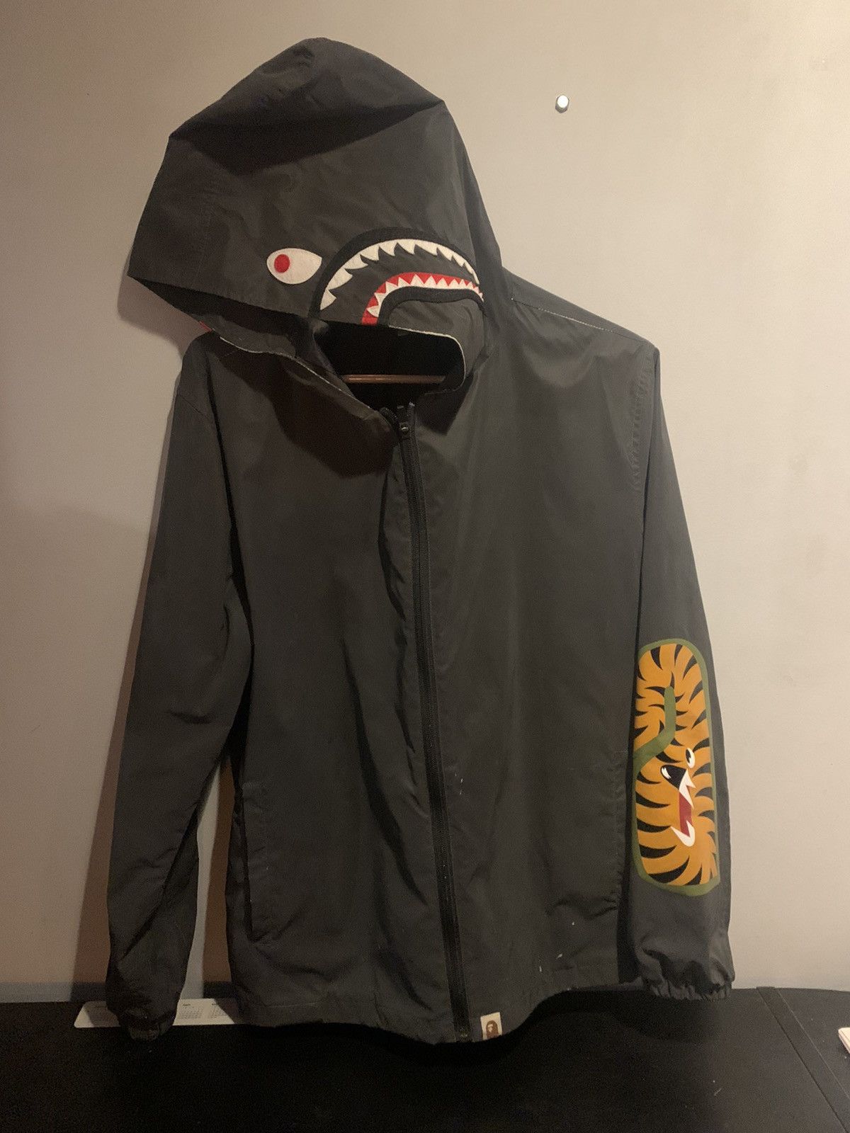 Bape Bape 3M Reflective Shark Hoodie Jacket Zip Up Rare Size US S / EU 44-46 / 1 - 2 Thumbnail