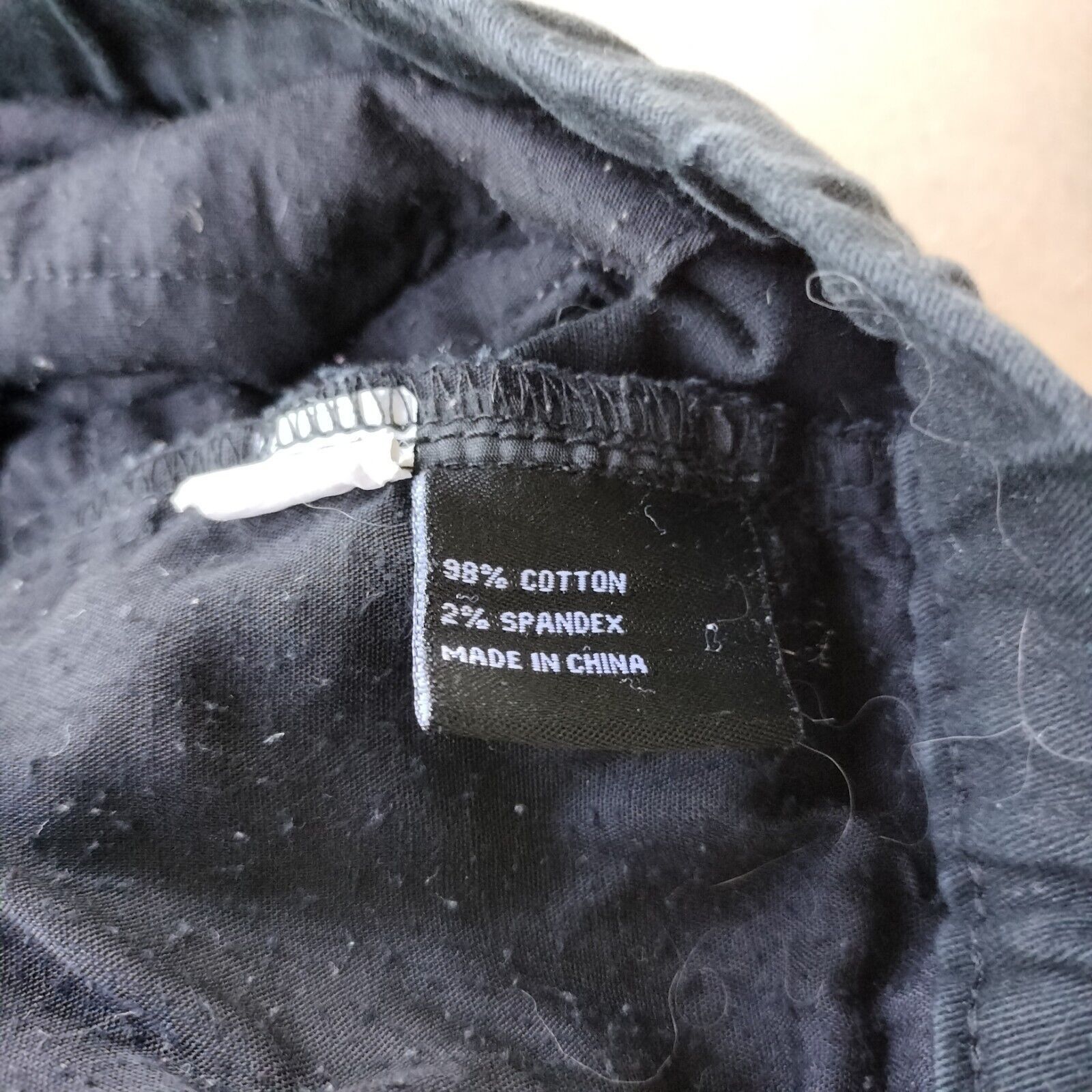 Designer Skylark Shorts Black Drop Crotch Cargo Utility Raw Hem Drill Size US 34 / EU 50 - 6 Thumbnail