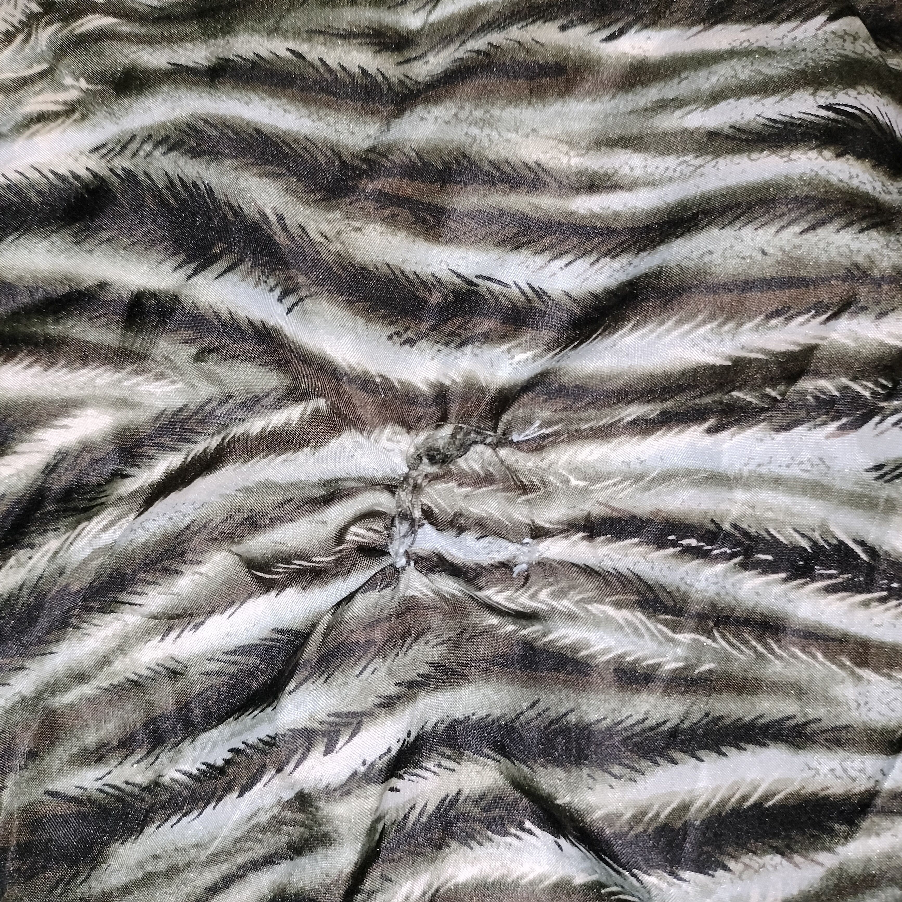 Designer Frey tailored white leaf stripy abstract silk pleated dress Size S / US 4 / IT 40 - 12 Thumbnail