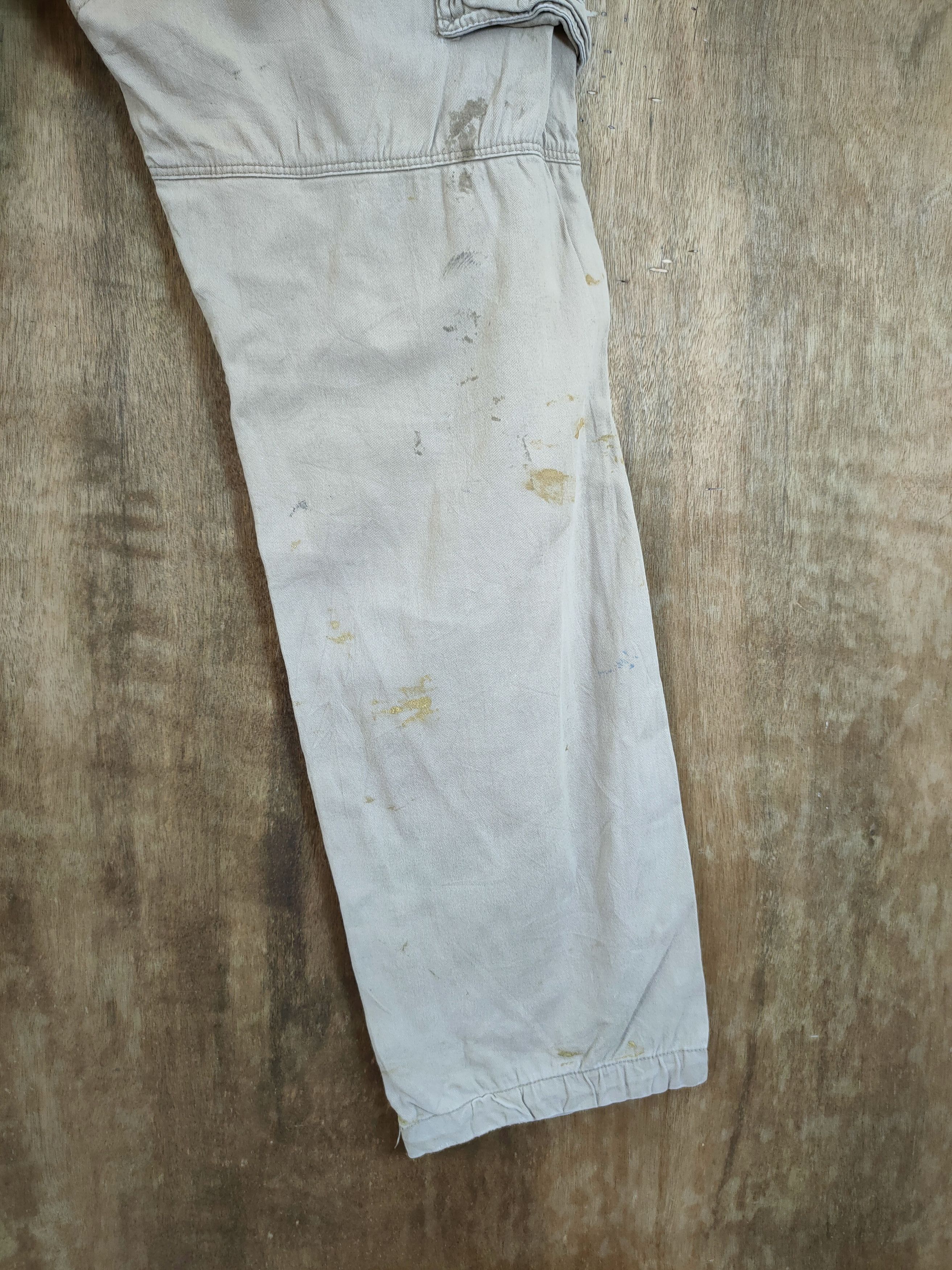 Japanese Brand Japan distressed thrashed utility cargo pants #46-695 Size US 31 - 10 Thumbnail