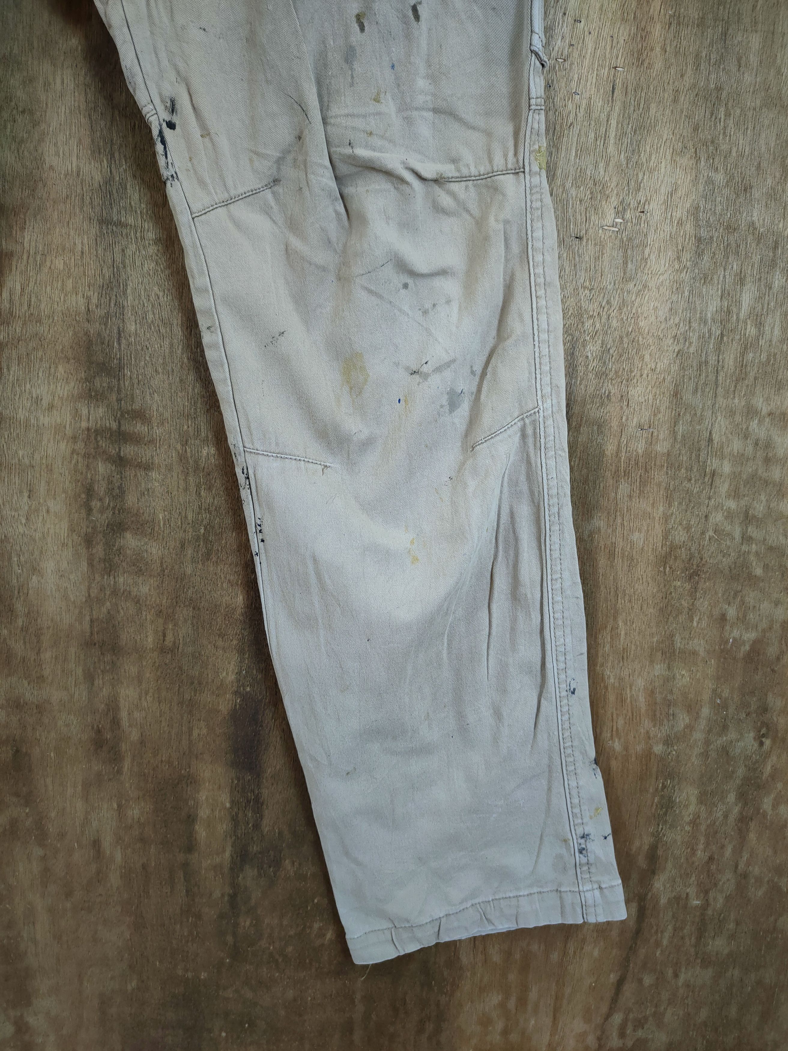 Japanese Brand Japan distressed thrashed utility cargo pants #46-695 Size US 31 - 2 Thumbnail