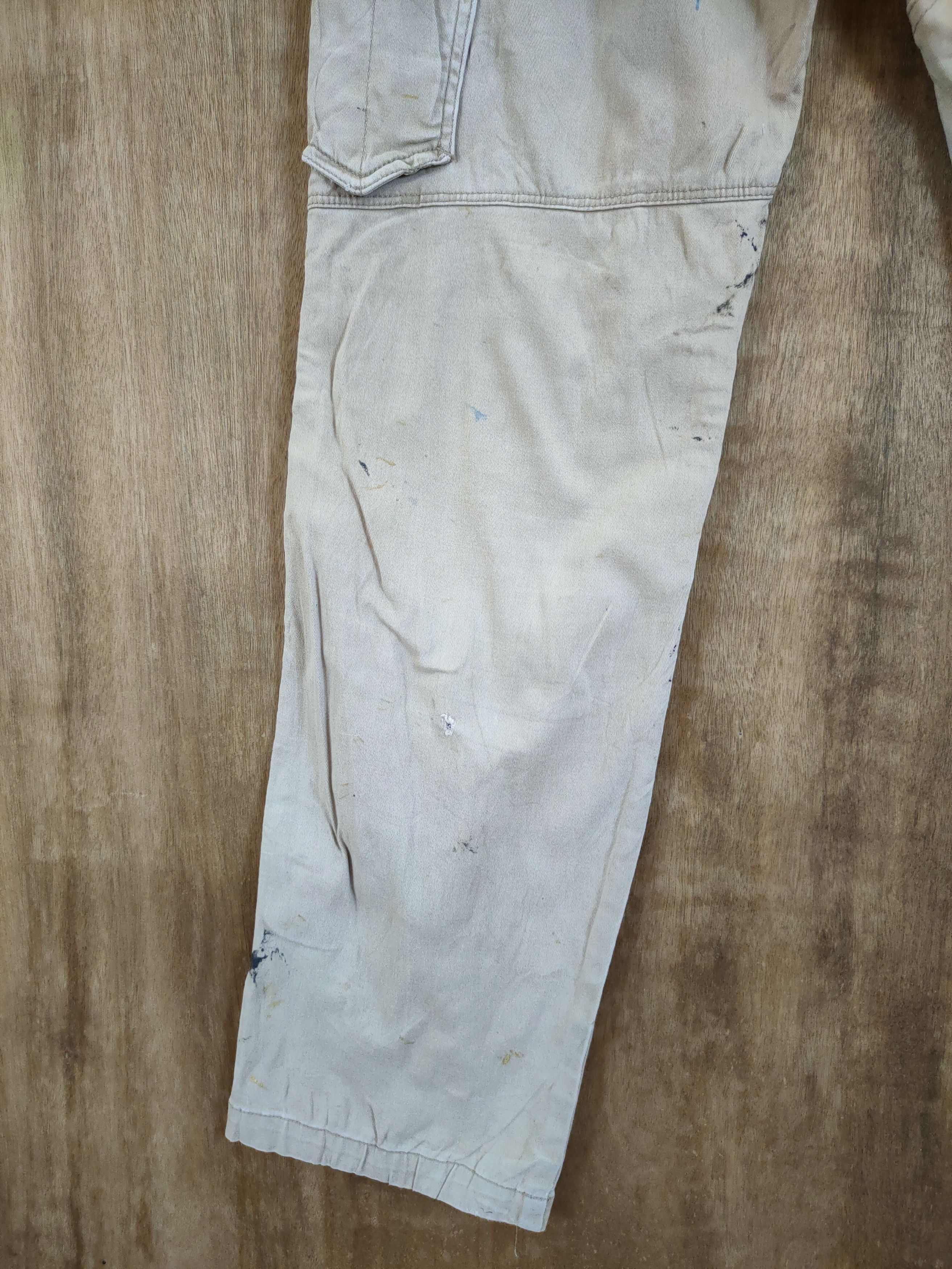 Japanese Brand Japan distressed thrashed utility cargo pants #46-695 Size US 31 - 11 Thumbnail
