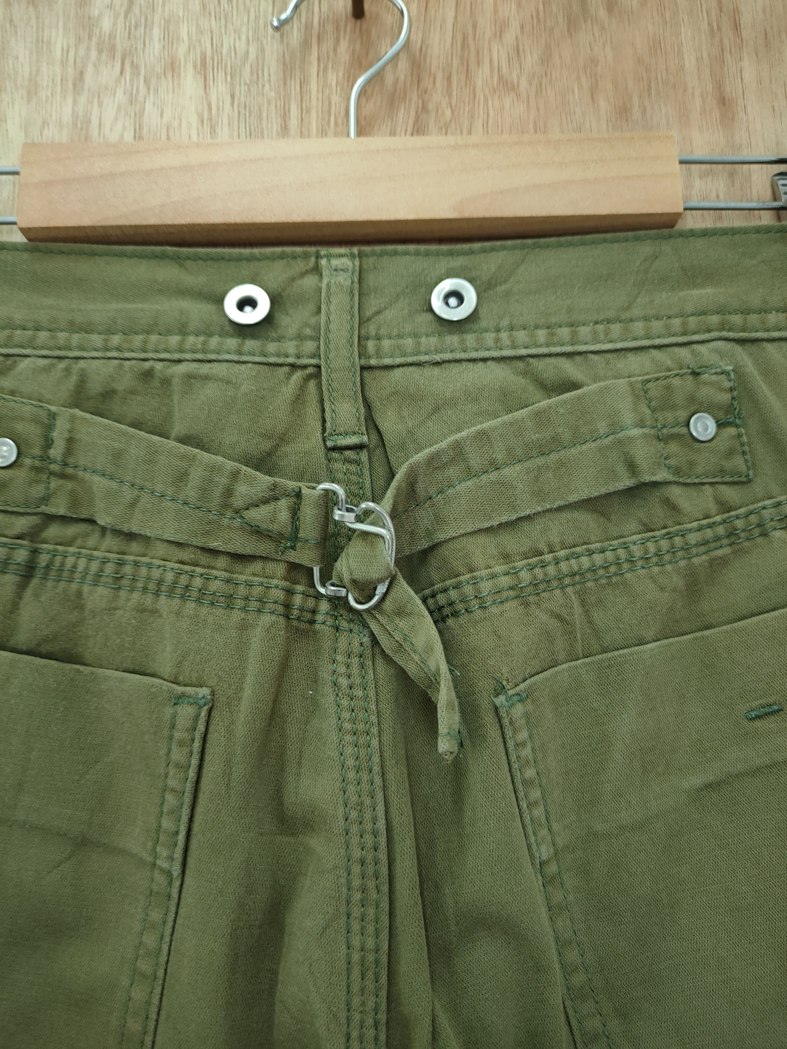 Japanese Brand DLL Rageblue japan green buckle back cargo pants #46-255T Size US 28 / EU 44 - 12 Thumbnail