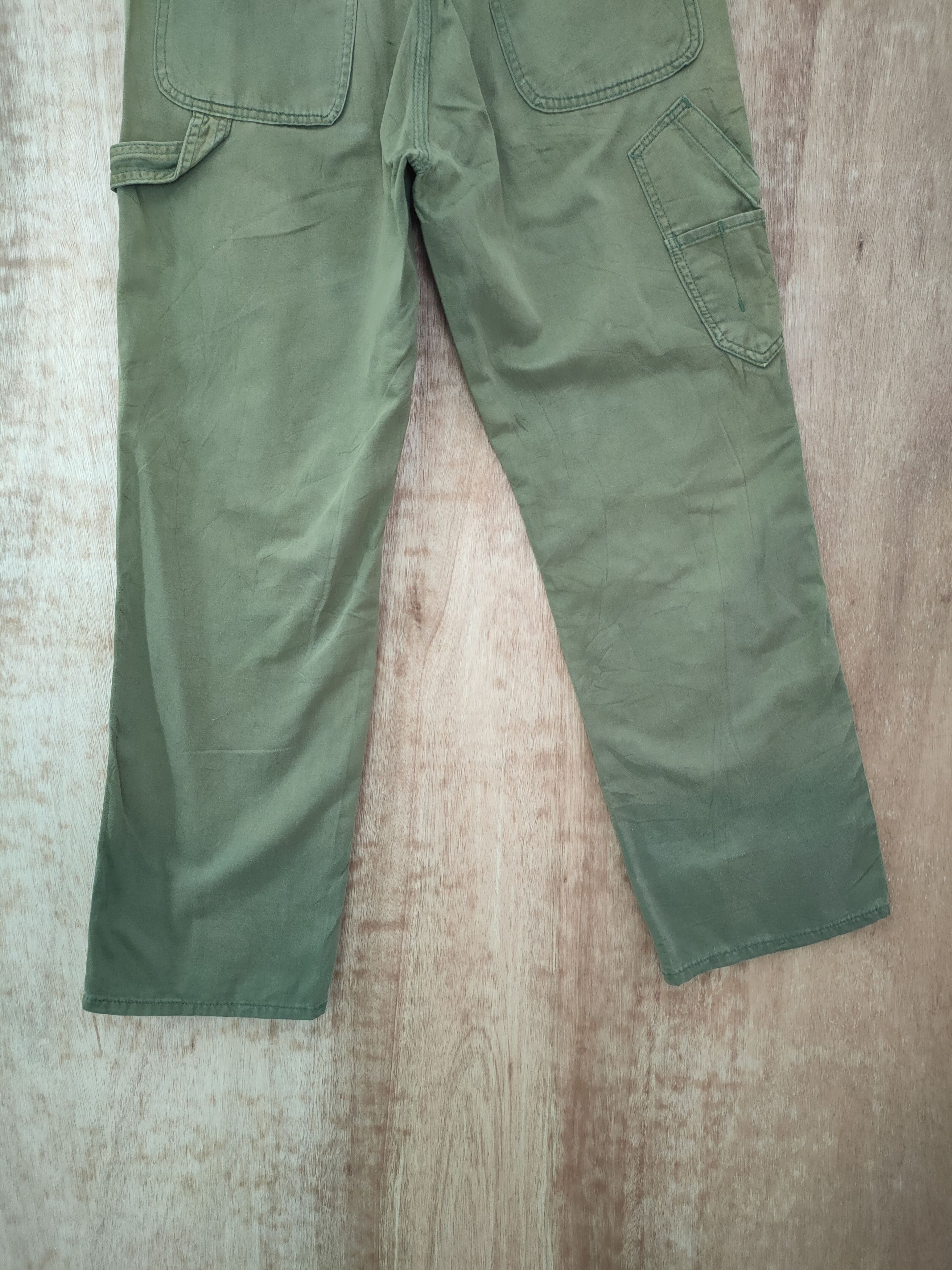 Japanese Brand DLL Rageblue japan green buckle back cargo pants #46-255T Size US 28 / EU 44 - 9 Thumbnail