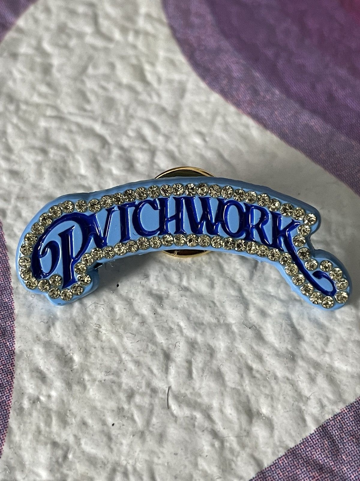 Pvtchwork Pin “Carolina Blue Kicks”